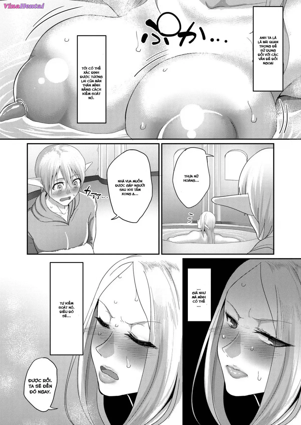 HentaiVN.net - Ảnh 8 - Takabisha Elf Kyousei Konin - Chap 2