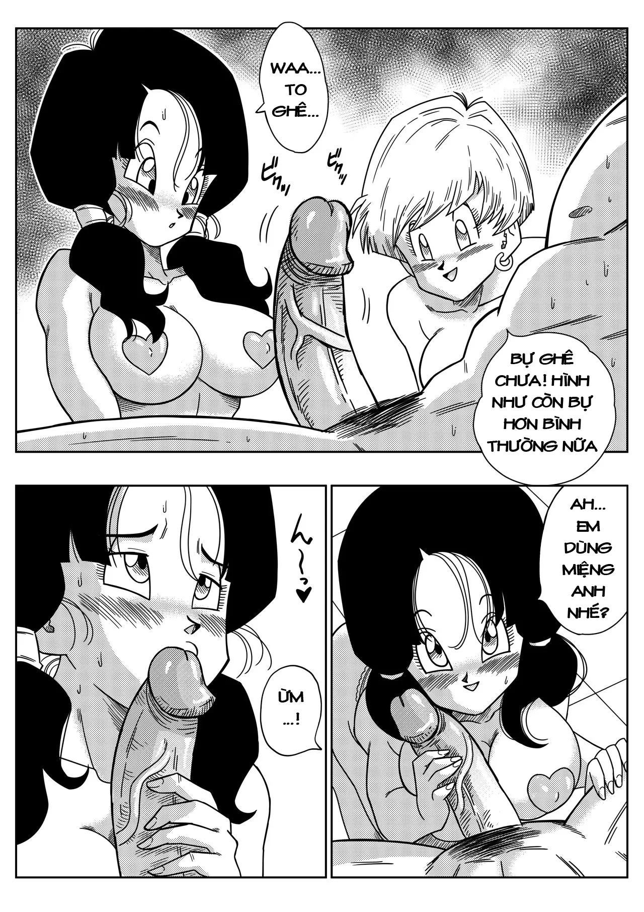 HentaiVN.net - Ảnh 8 - Cặc Hóa Siêu Xayda Đại Chiến Với Những Cái Lồn Xinh [Love Triangle Z] - Chap 2: Lại thêm một em tự đến nạp lồn (Không che)