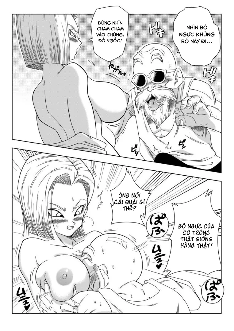HentaiVN.net - Ảnh 8 - Android 18 sa đọa [Màu + Không che] [Android n18 VS Kamesennin (Dragon Ball)] - Oneshot [Không che]