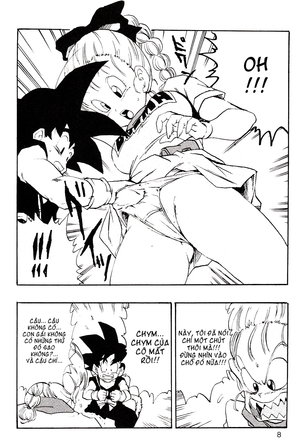 HentaiVN.net - Ảnh 8 - Những câu chuyện xấu hổ của Bulma - Chap 1 - Goku ngây thơ
