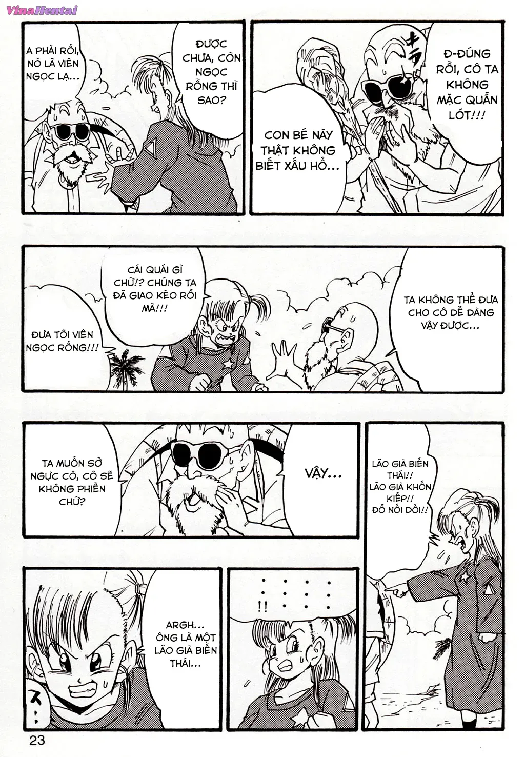 HentaiVN.net - Ảnh 8 - Những câu chuyện xấu hổ của Bulma - Chap 2 - Quy Lão Tiên Sinh giá lâm