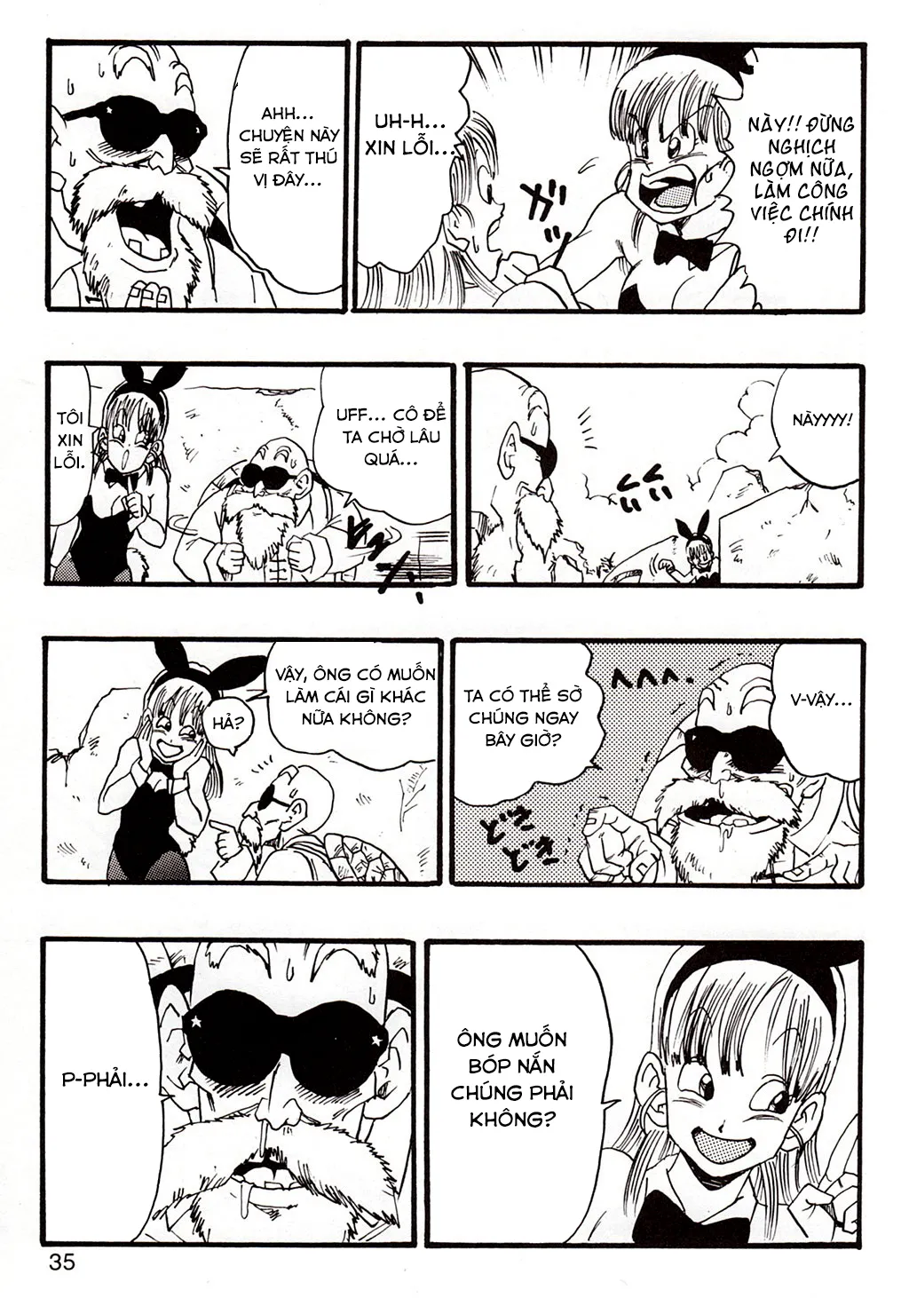 HentaiVN.net - Ảnh 8 - Những câu chuyện xấu hổ của Bulma - Chap 3 - End rồi