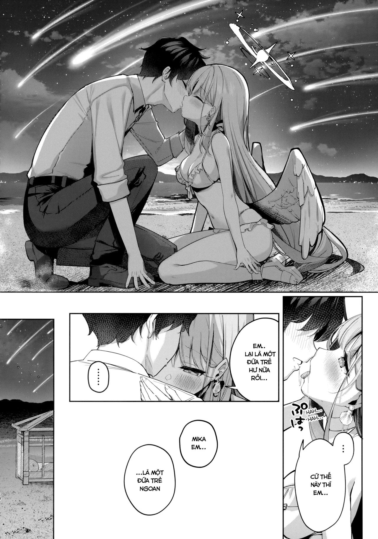HentaiVN.net - Ảnh 9 - Chìm Đắm Vào Thực Tại Của Đêm Trường - Oneshot