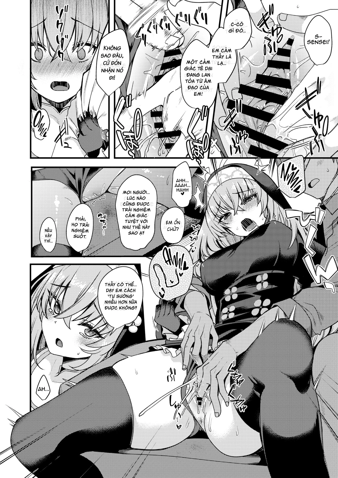 HentaiVN.net - Ảnh 9 - Sakurako chẳng hề hay biết. - One shot khô dái