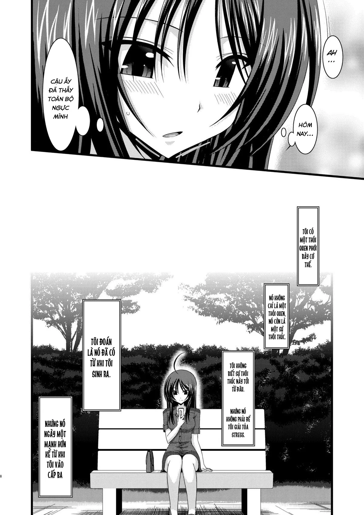 HentaiVN.net - Ảnh 7 - Nhật Ký Thiếu Nữ Khỏa Thân [Roshutsu Shoujo Nikki; Exhibitionist Girl Diary] - Chap 1