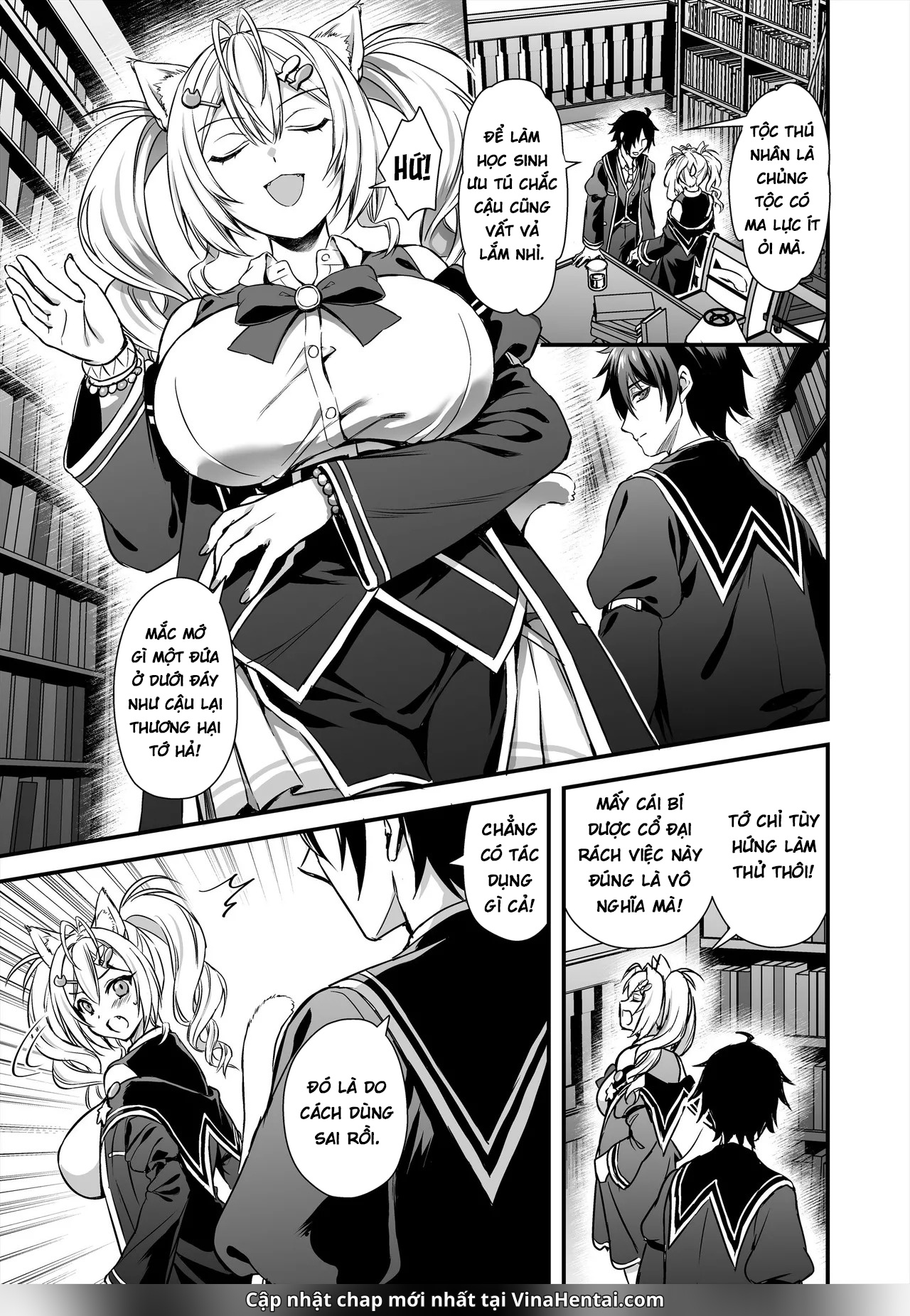 HentaiVN.net - Ảnh 8 - Mahou Gakuen No Ochikobore - Chap 2