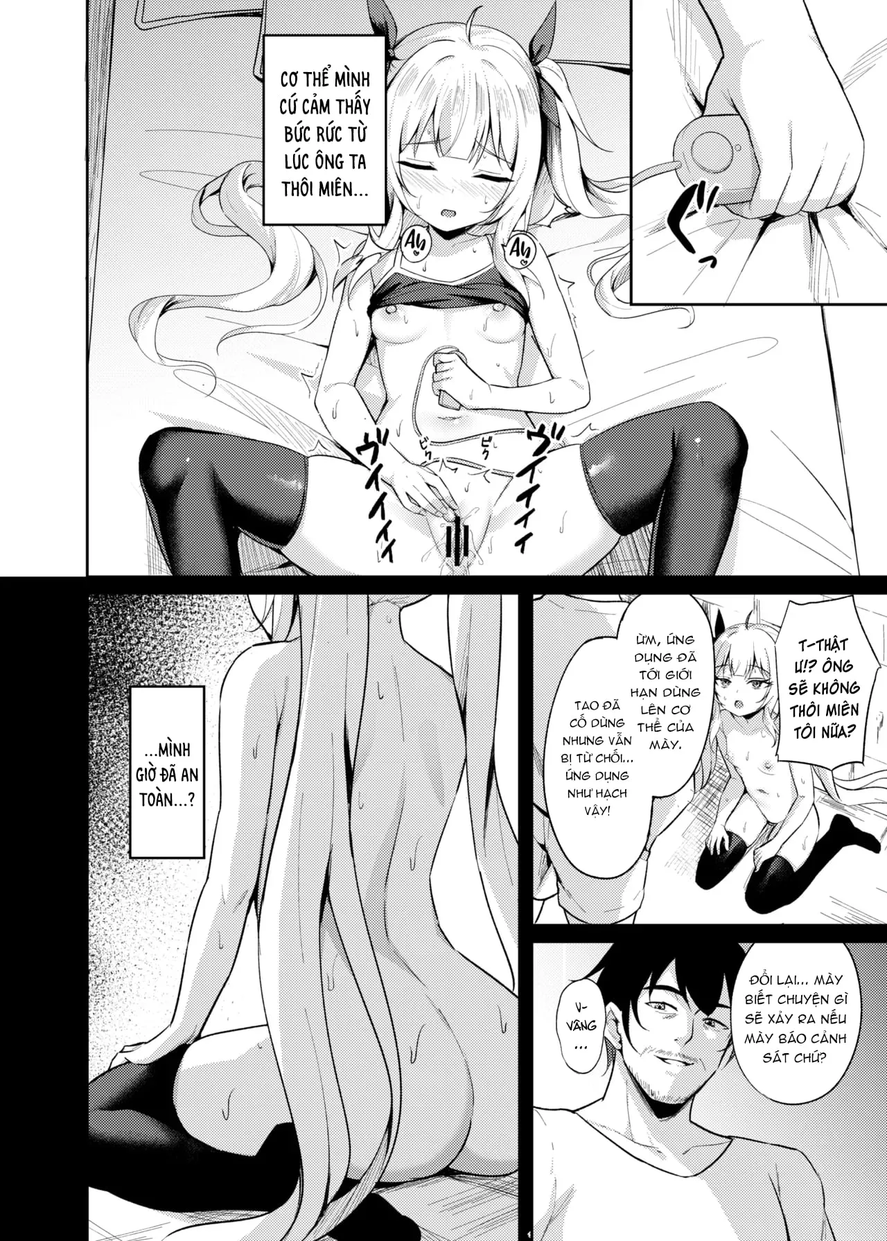 HentaiVN.net - Ảnh 7 - Ông chú dạy cháu gái bố láo bằng cách thôi miên - Chap 3: +1 máy xuất vào trong