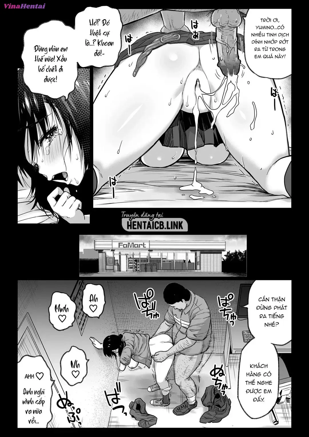 HentaiVN.net - Ảnh 80 - Yumino lại bị quản lý quấy rối - Oneshot