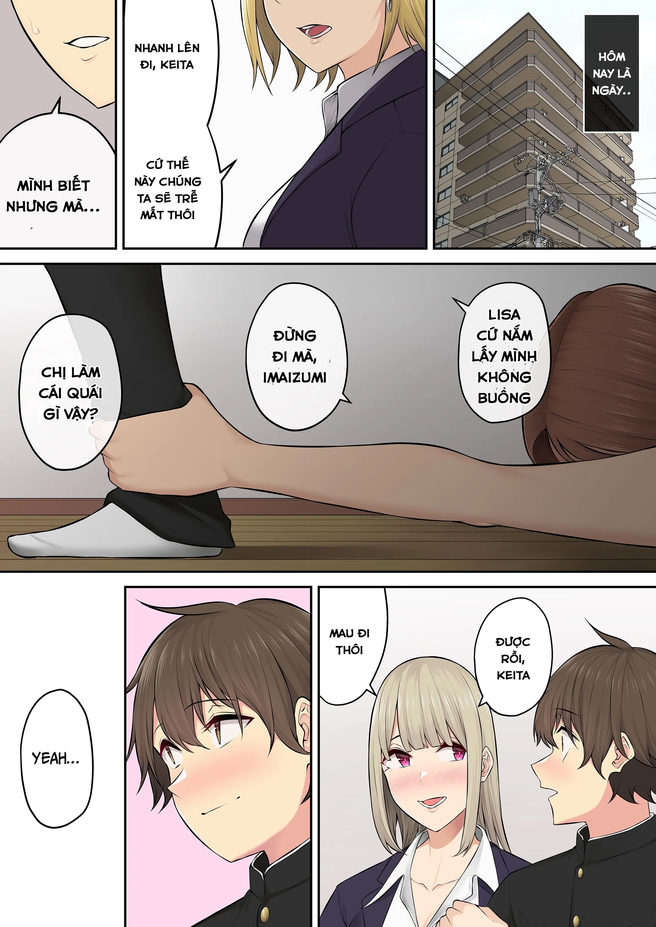 HentaiVN.net - Ảnh 80 - Imaizumi đưa cả bầy Gyaru về nhà mình - Chap 5