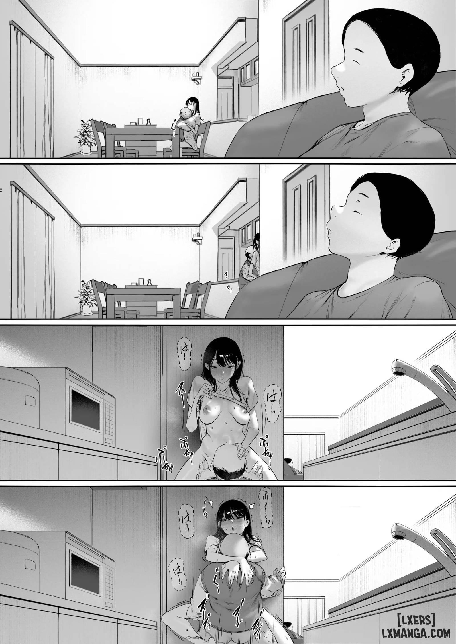 HentaiVN.net - Ảnh 80 - 3. Ánh nhìn của bố chồng 3 - Oneshot