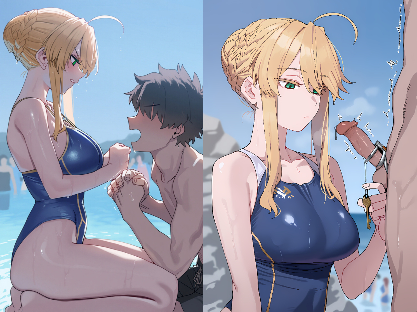 HentaiVN.net - Ảnh 82 - Tổng hợp NTR của tác giả Unknownn - [FGO] Mash X Artoria 1
