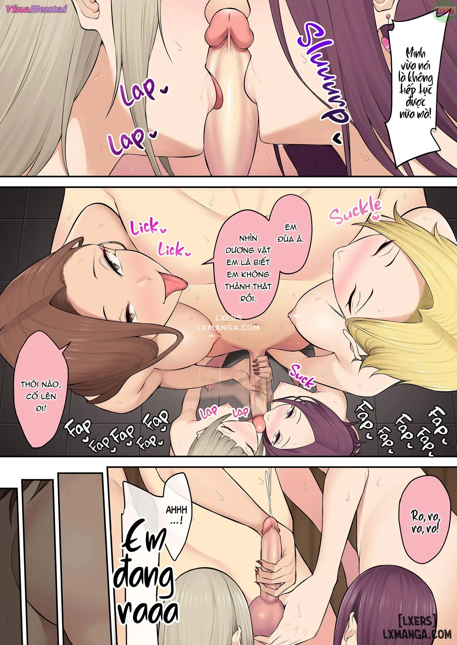 HentaiVN.net - Ảnh 80 - Imaizumi đưa cả bầy Gyaru về nhà mình - Chapter 5