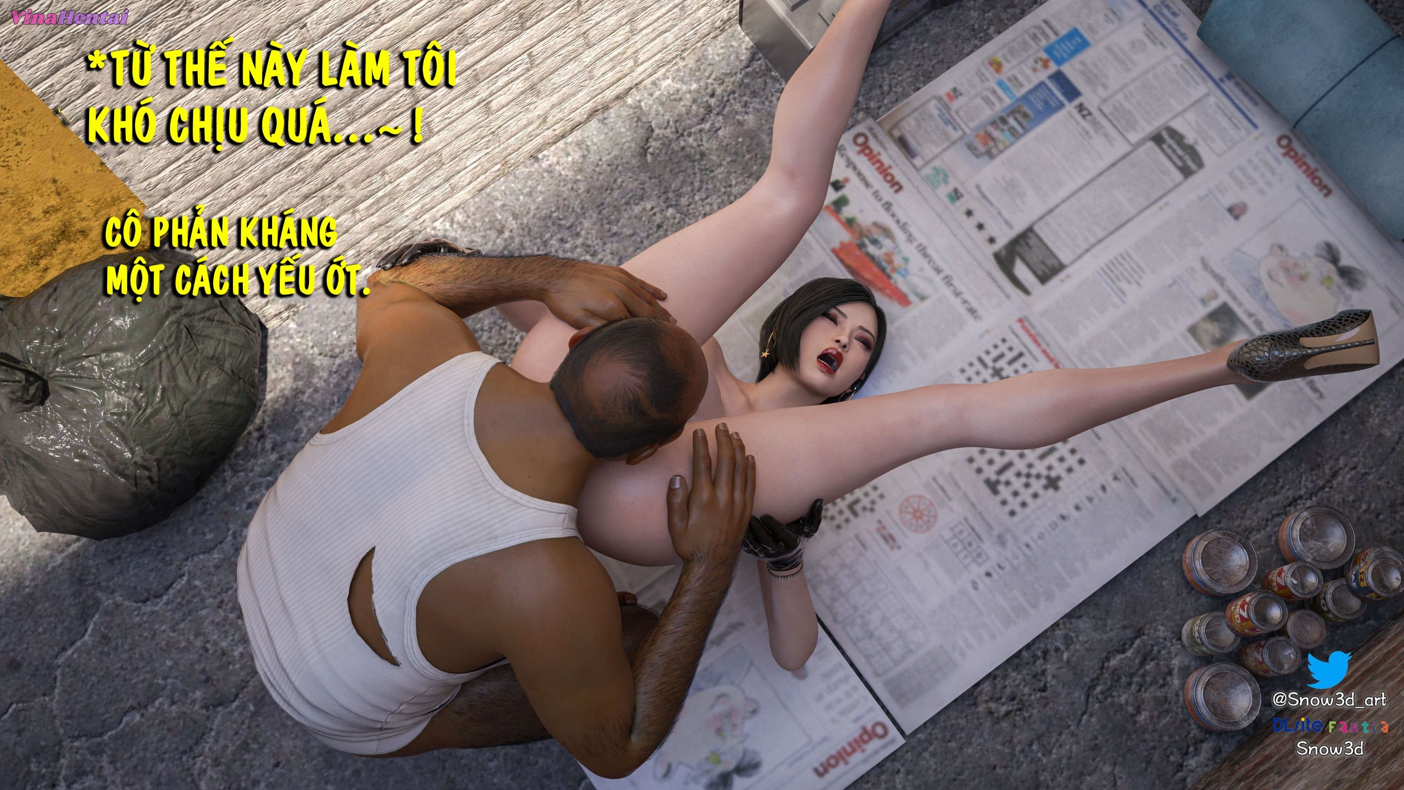 HentaiVN.net - Ảnh 83 - Ada Wong Và Kẻ Ăn Mày - Chap 2
