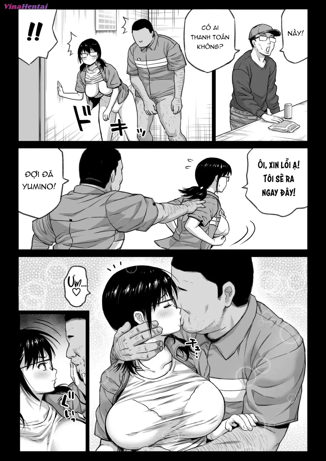 HentaiVN.net - Ảnh 82 - Yumino lại bị quản lý quấy rối - Oneshot