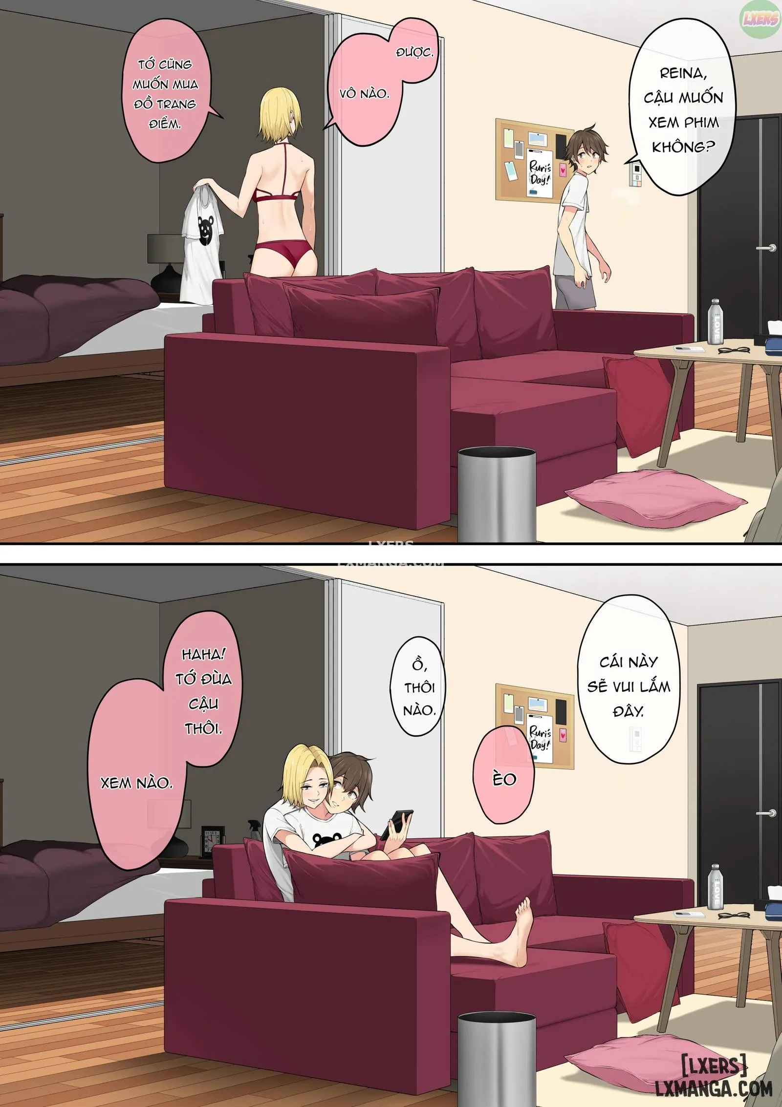HentaiVN.net - Ảnh 82 - Imaizumi đưa cả bầy Gyaru về nhà mình - Chapter 4