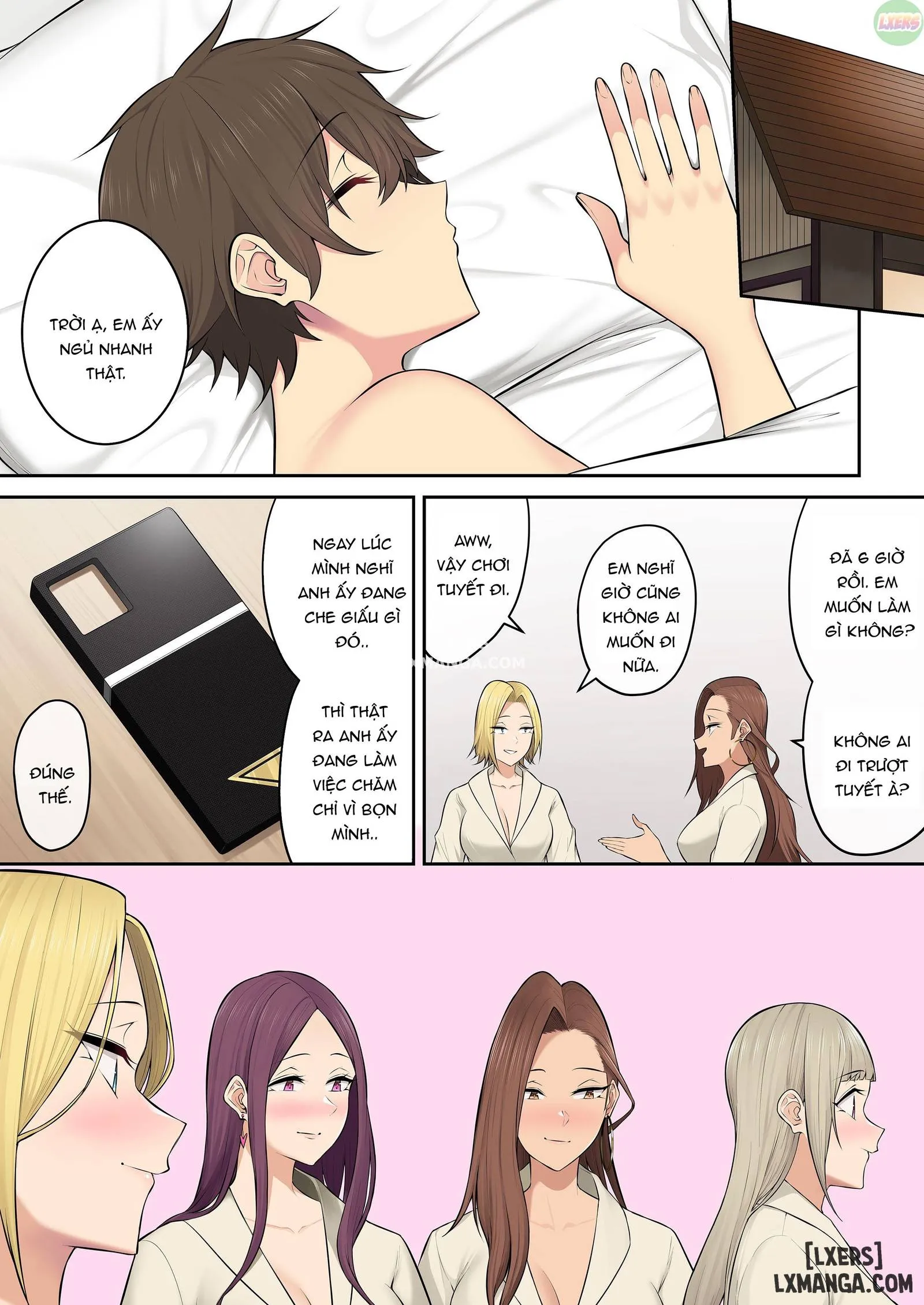 HentaiVN.net - Ảnh 81 - Imaizumi đưa cả bầy Gyaru về nhà mình - Chapter 5