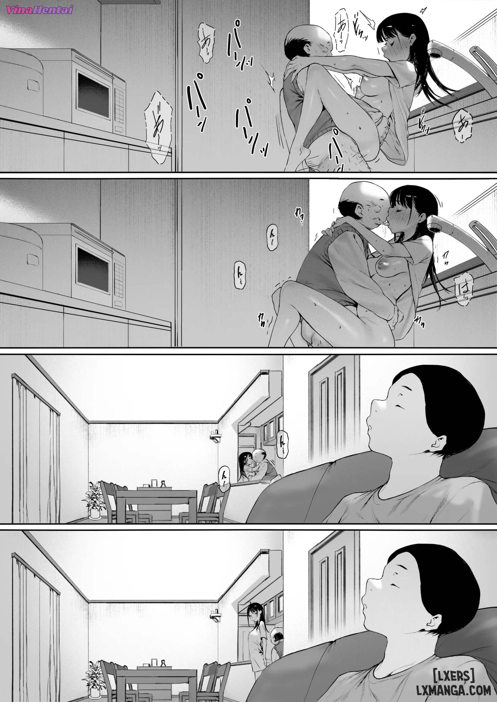HentaiVN.net - Ảnh 82 - 3. Ánh nhìn của bố chồng 3 - Oneshot