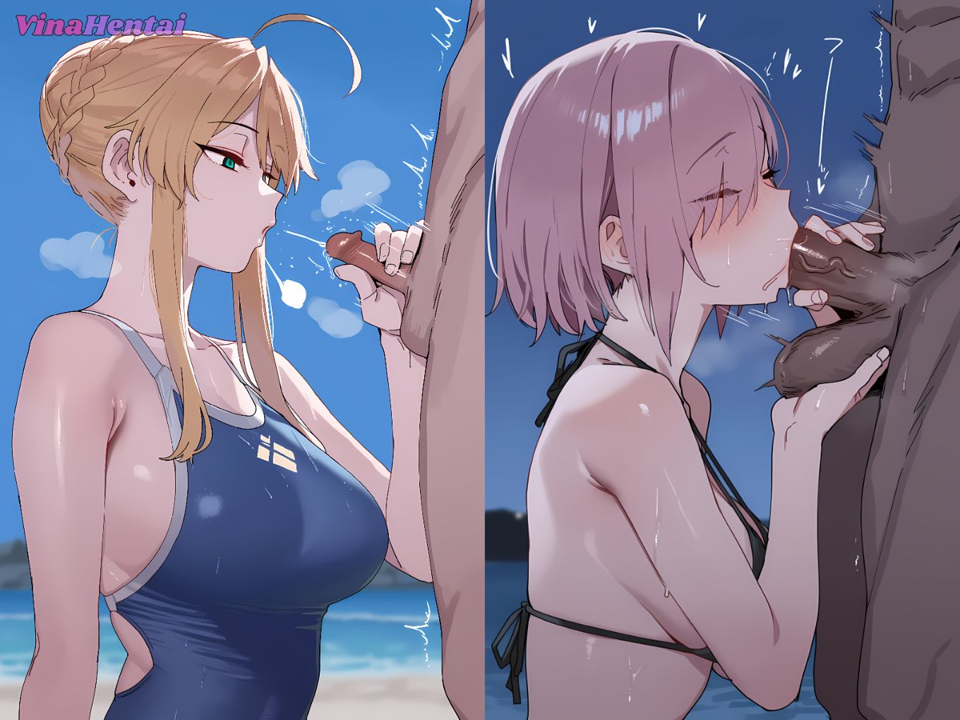 HentaiVN.net - Ảnh 84 - Tổng hợp NTR của tác giả Unknownn - [FGO] Mash X Artoria 1