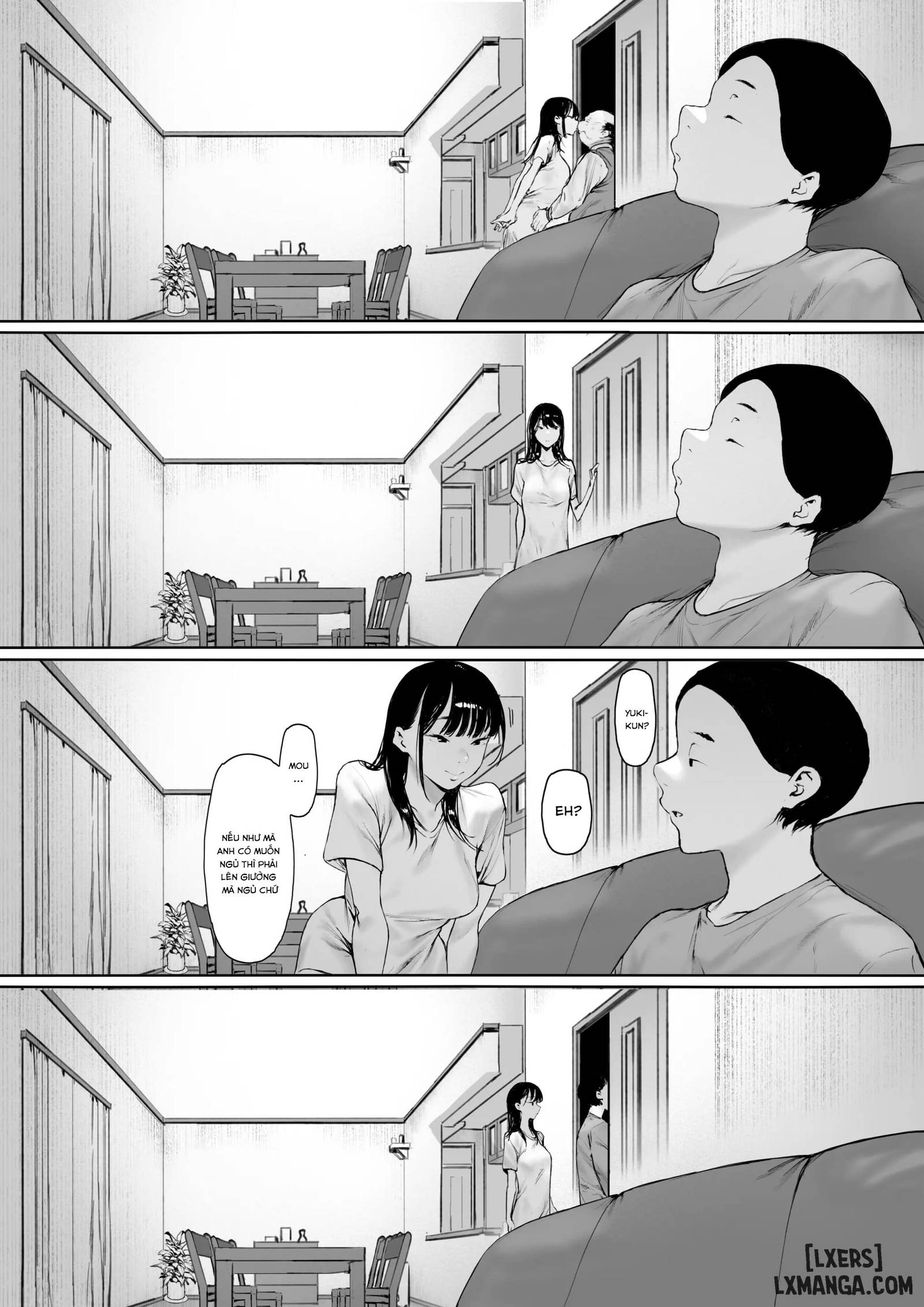 HentaiVN.net - Ảnh 83 - 3. Ánh nhìn của bố chồng 3 - Oneshot