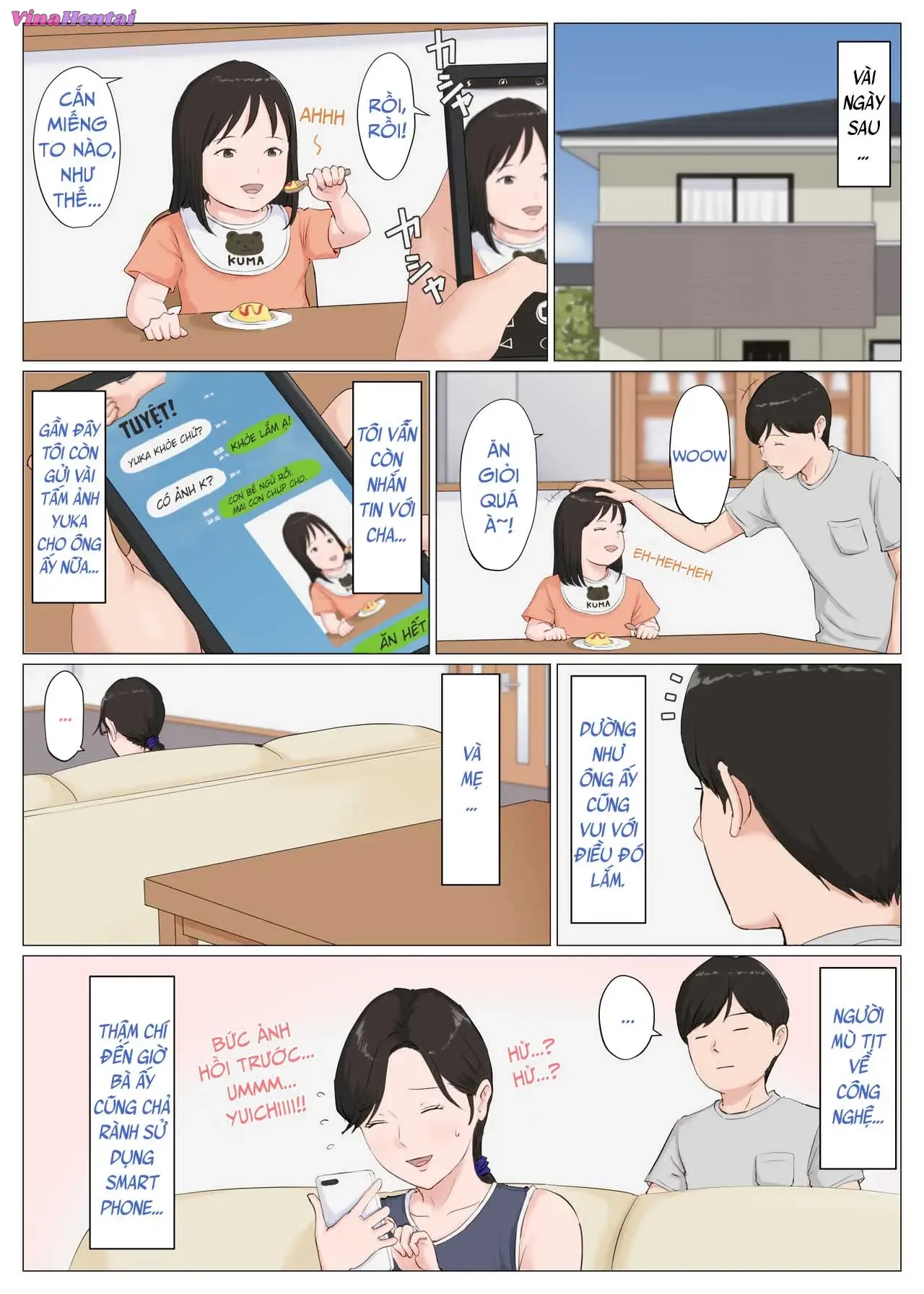 HentaiVN.net - Ảnh 86 - Zoku Kaa-san Ja Nakya Dame Nan Da!! - Chap 6