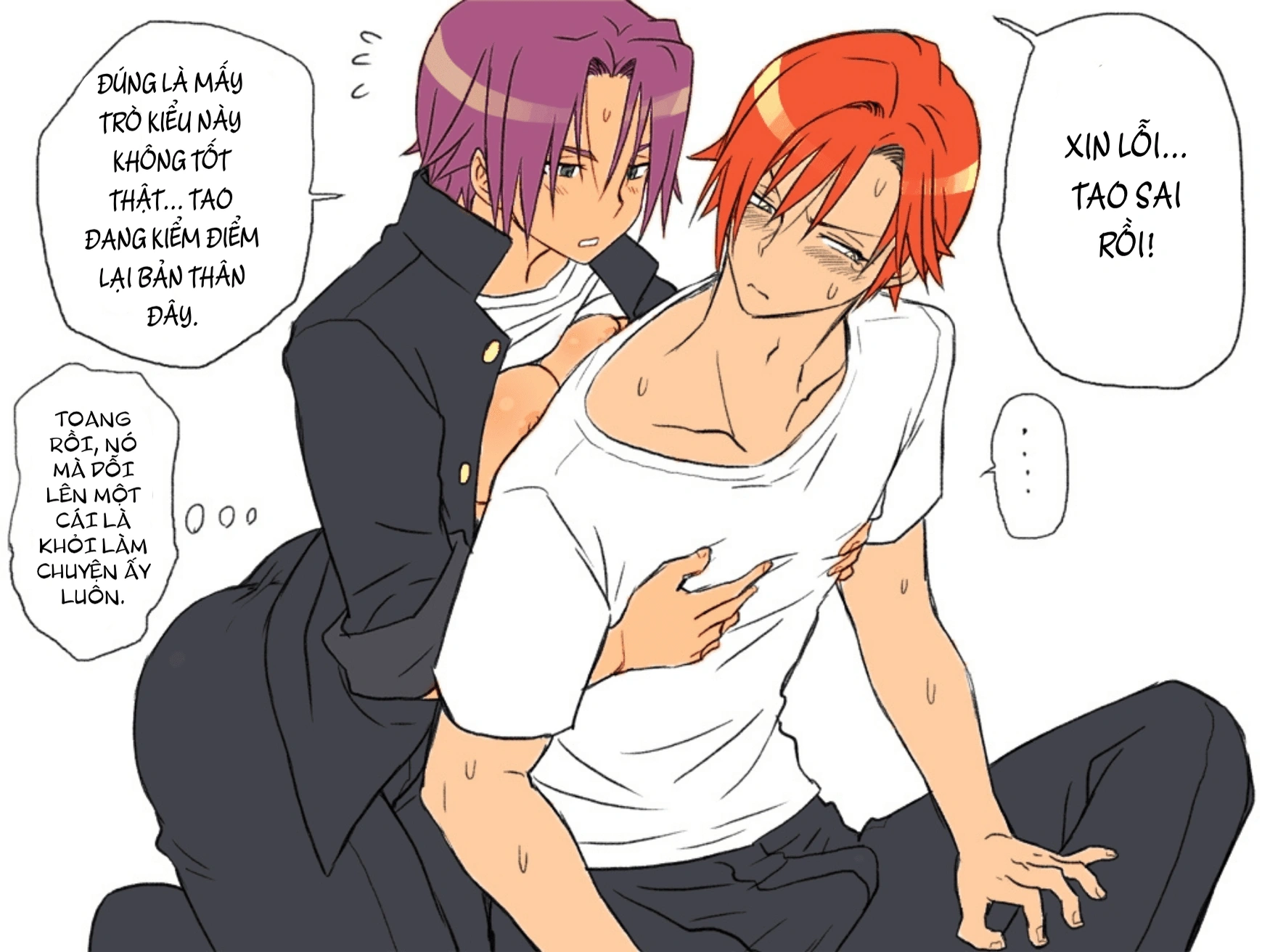 HentaiVN.net - Ảnh 21 - Sau Khi Chuyển Giới, Tôi Và Thằng Bạn.... - Chap 3. Đứa con gái trêu đùa, thằng con trai bối rối