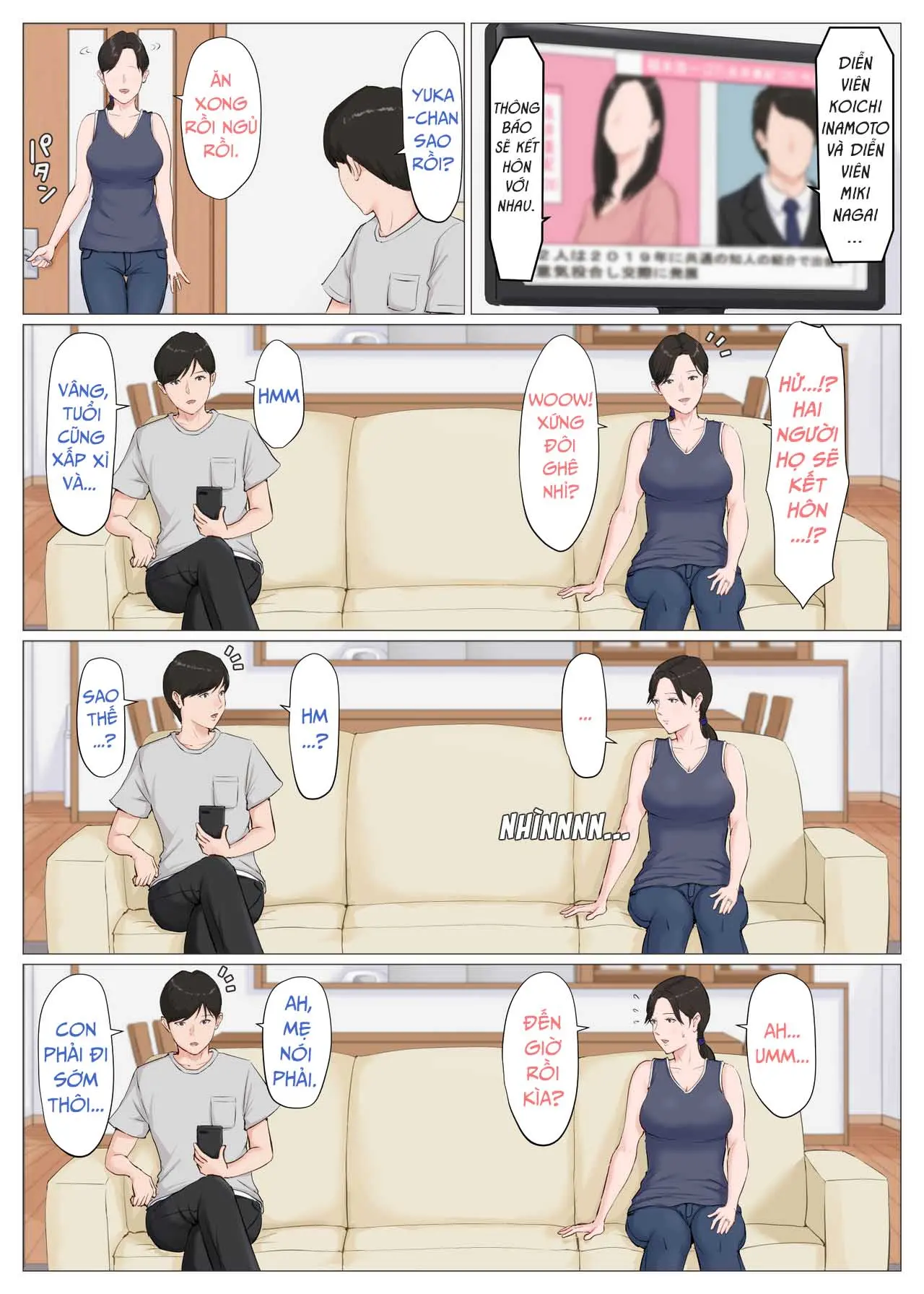 HentaiVN.net - Ảnh 88 - Zoku Kaa-san Ja Nakya Dame Nan Da!! - Chap 6