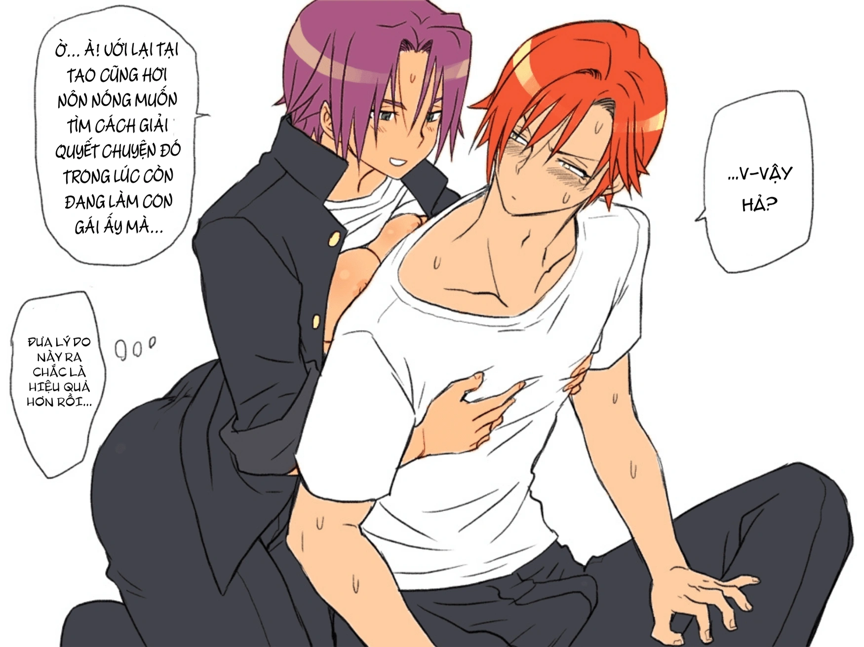 HentaiVN.net - Ảnh 23 - Sau Khi Chuyển Giới, Tôi Và Thằng Bạn.... - Chap 3. Đứa con gái trêu đùa, thằng con trai bối rối
