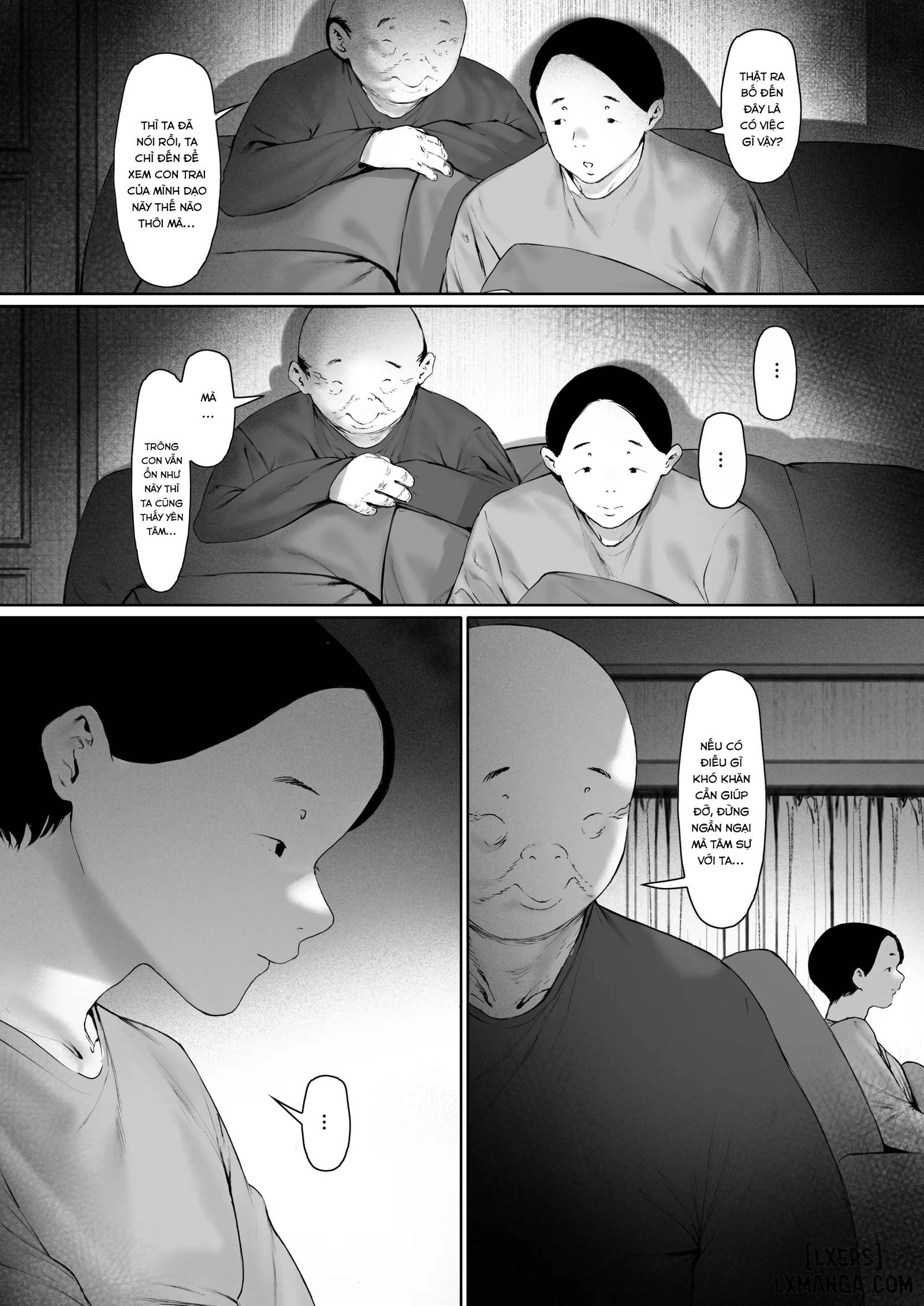 HentaiVN.net - Ảnh 89 - 3. Ánh nhìn của bố chồng 3 - Oneshot
