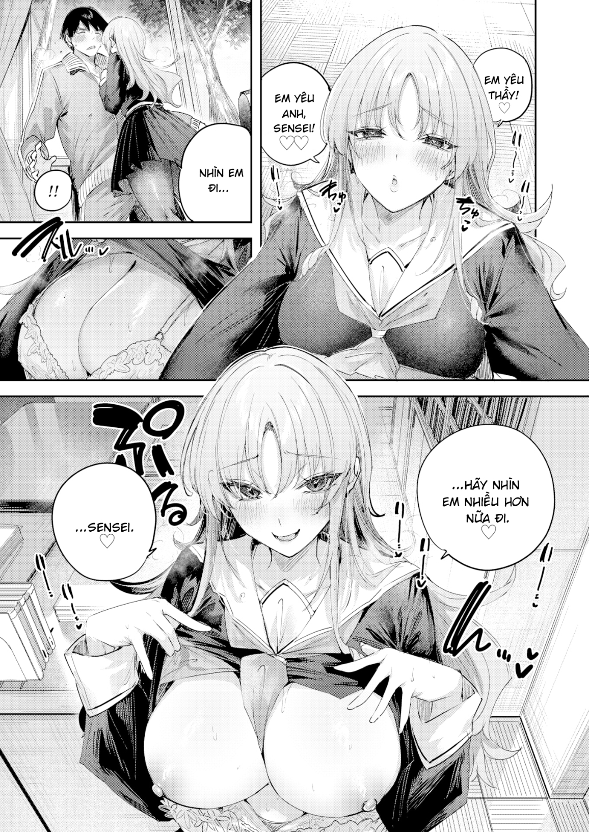HentaiVN.net - Ảnh 10 - Asahina-san yêu cầu sự chú ý của thầy - Ngắn