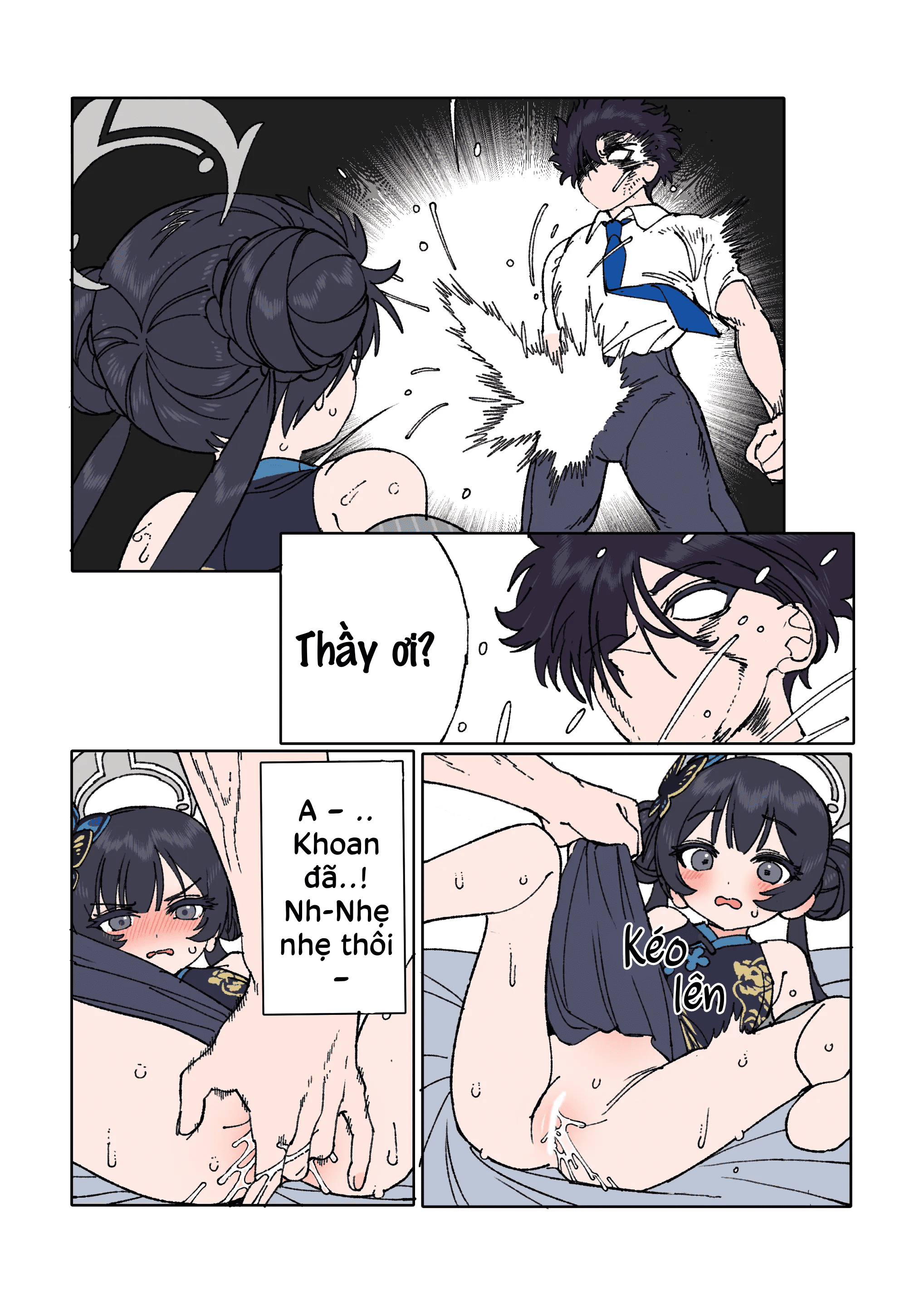 HentaiVN.net - Ảnh 10 - Cuốn Sách Tình Yêu Của Kisaki & Sensei - Oneshot