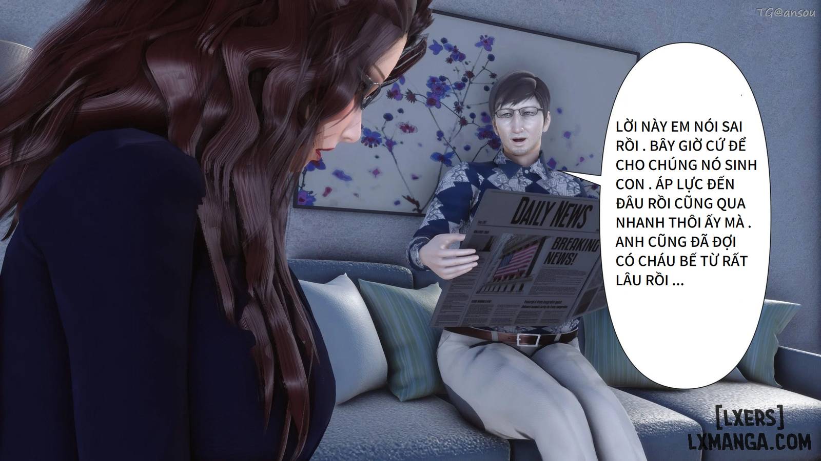 HentaiVN.net - Ảnh 9 - LÀM CHO TÂT CẢ CÁC BÀ NỘI TRỢ XINH ĐẸP MANG THAI - Chương  2.1