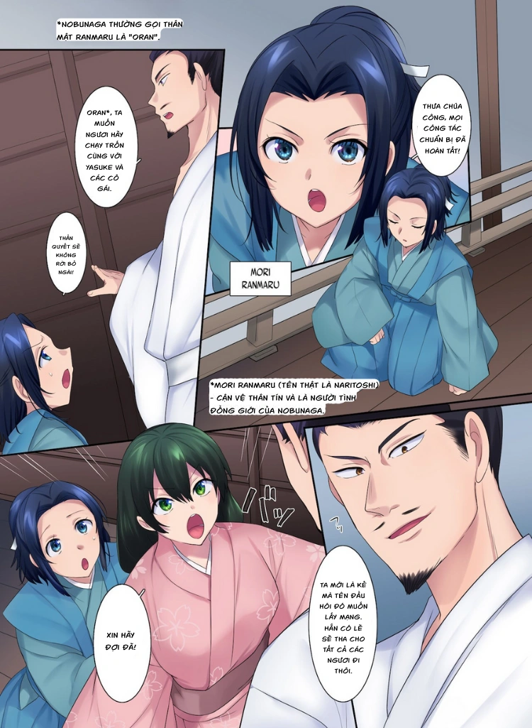 HentaiVN.net - Ảnh 9 - Sự biến đổi của Honnoji ~Nobunaga bị biến thành một cô gái - Oneshot