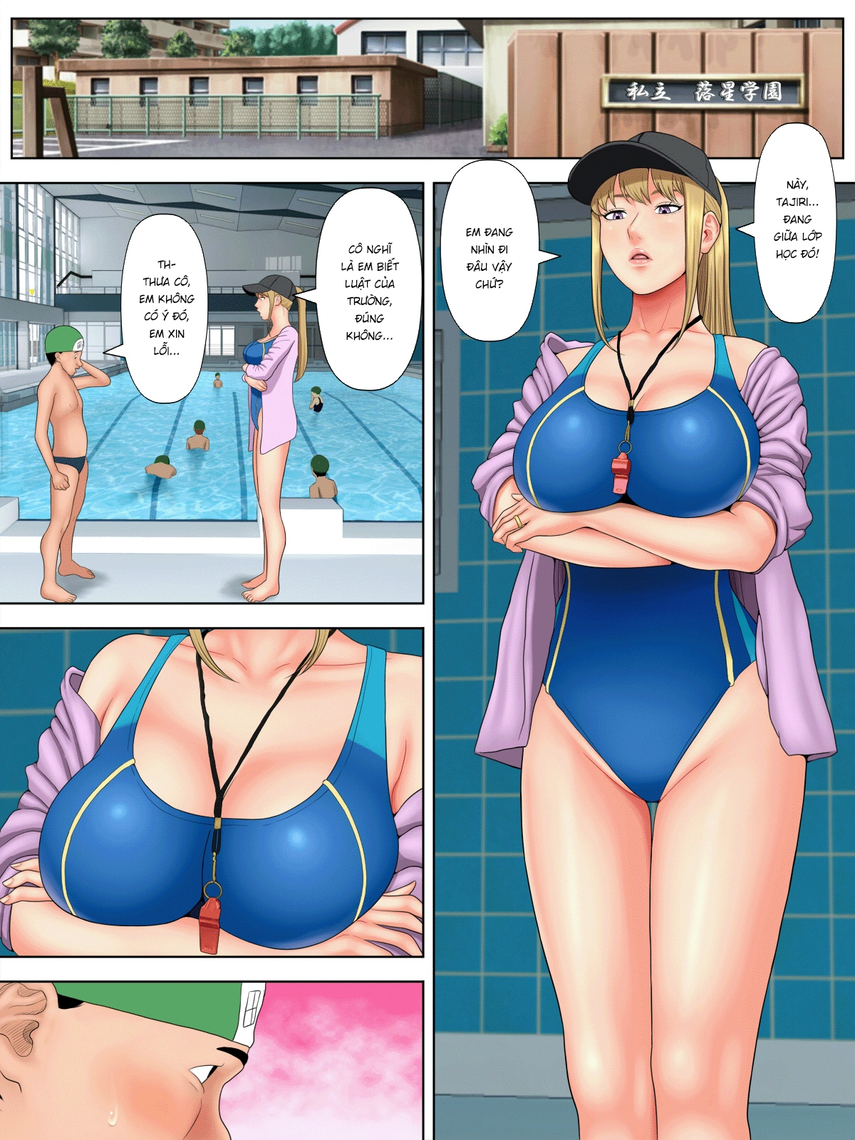 HentaiVN.net - Ảnh 9 - Fuck Or Die (Chương 4.5 + 5 + 6 End) - Chương 5: Lớp học bơi bất ổn