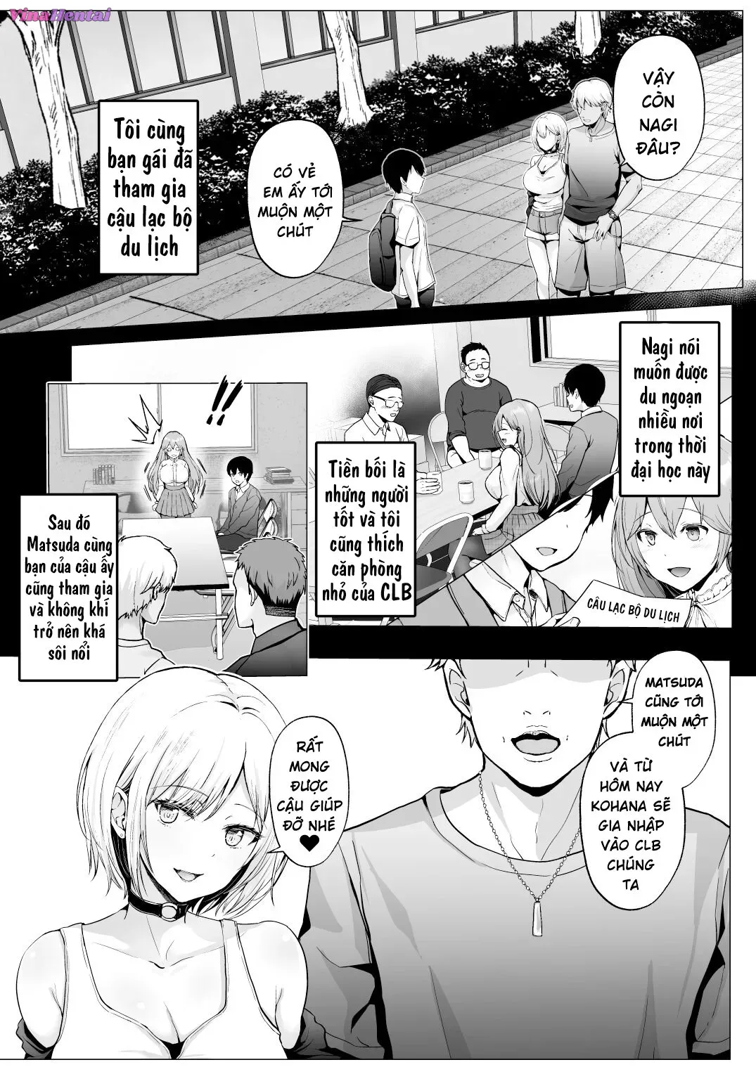 HentaiVN.net - Ảnh 9 - Soshite Kyou mo Moteasobareru 2 [そして今日も弄ばれる 2 ~サークル海合宿編~] - Oneshot