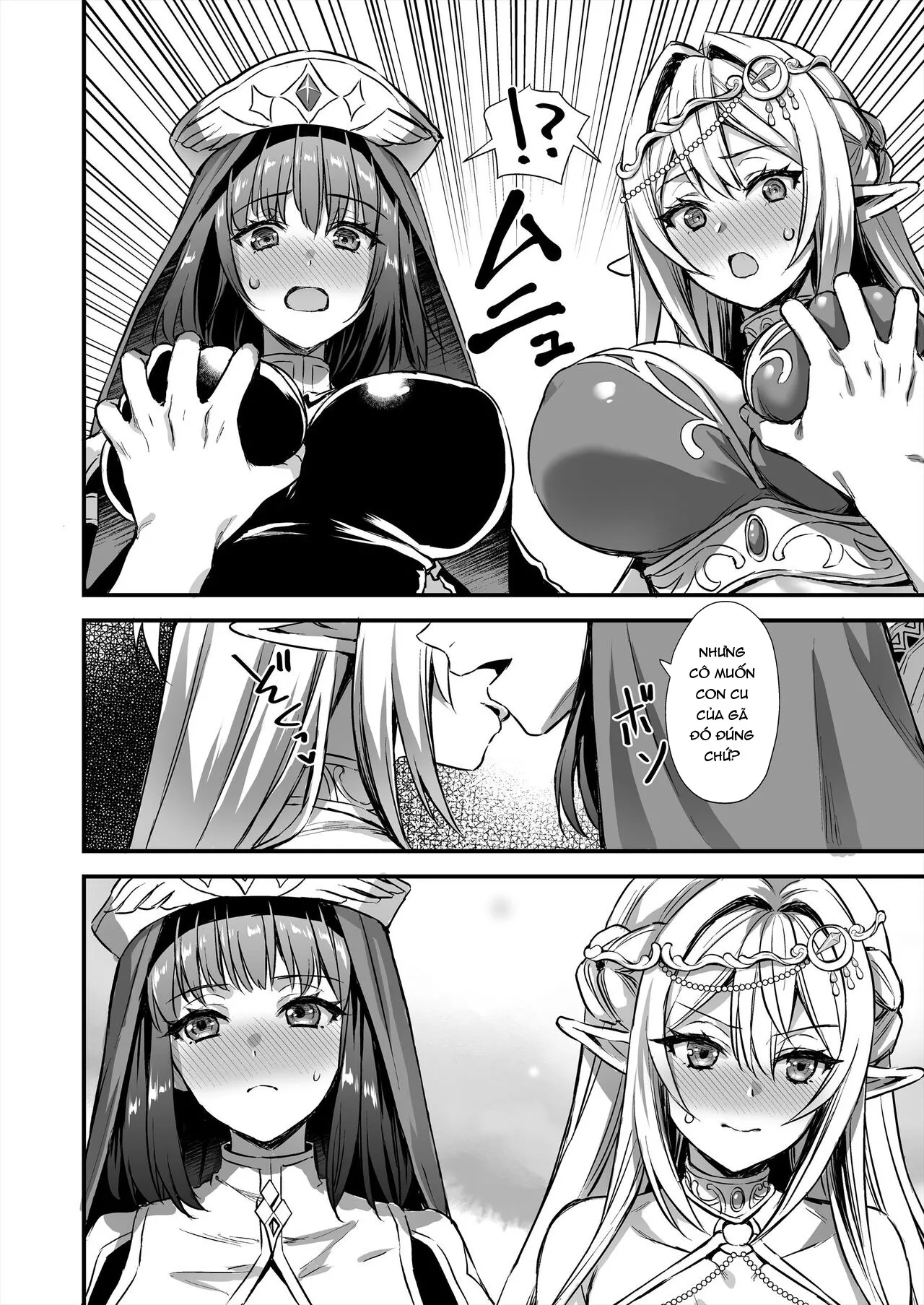 HentaiVN.net - Ảnh 9 - Để mắt đến nàng Elf nóng bỏng ở thế giới khác - Chap 7