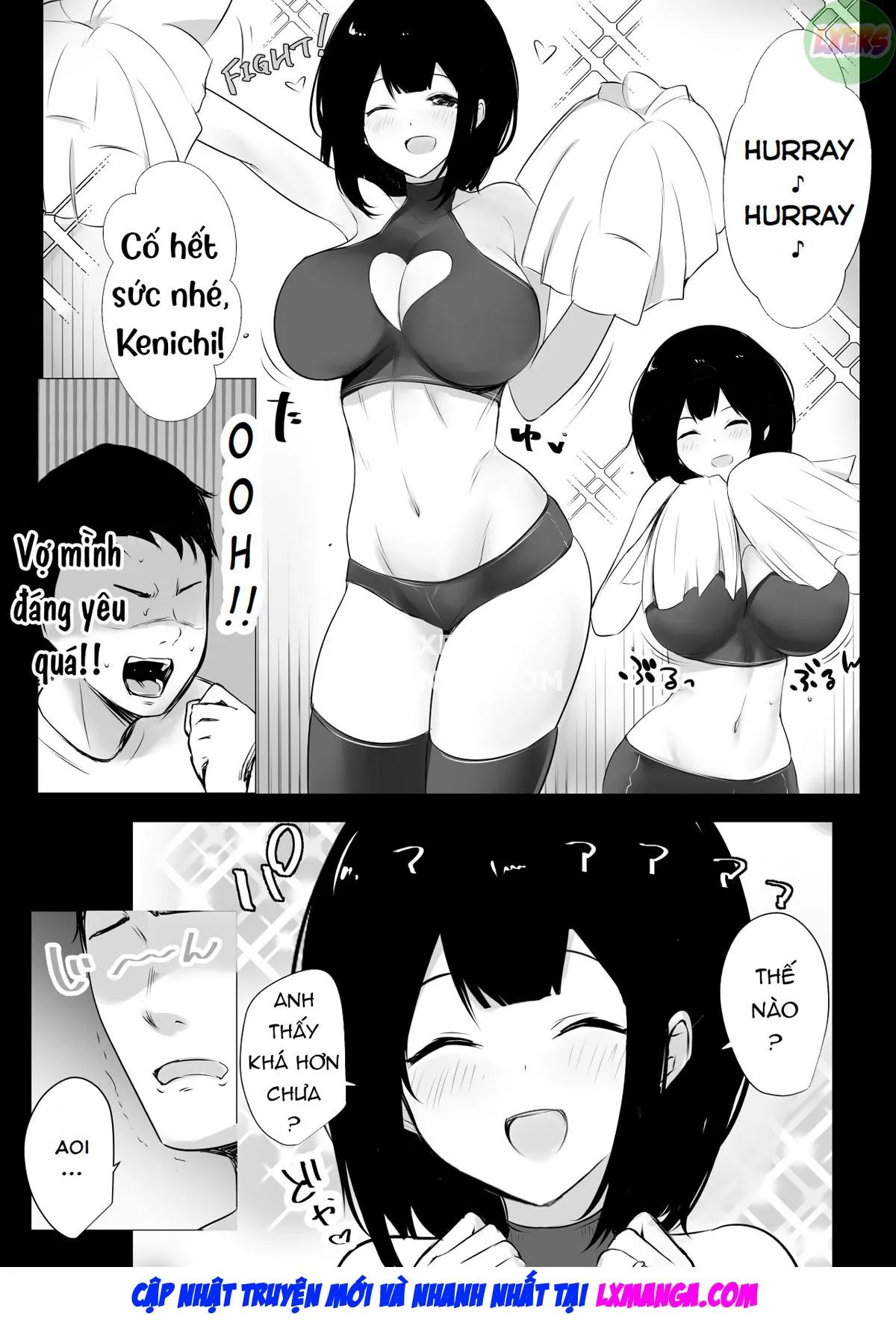 HentaiVN.net - Ảnh 9 - Boku dake ni Amaesasete Kureru Kyonyuu JK Tsuma o Hoka no Otoko ni Dakasete Mita - Chap 5