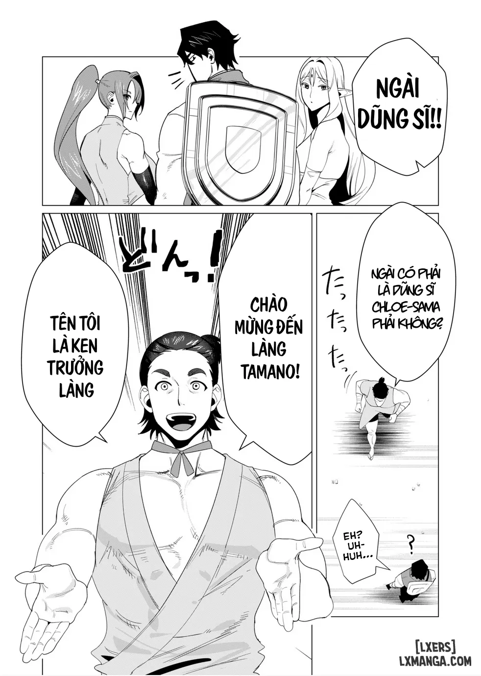 HentaiVN.net - Ảnh 9 - Vị Anh Hùng Muốn “Vợ Người Ta” Làm Phần Thưởng - Chap 6 : Dũng Sĩ x Làng Rối (Phần 1)