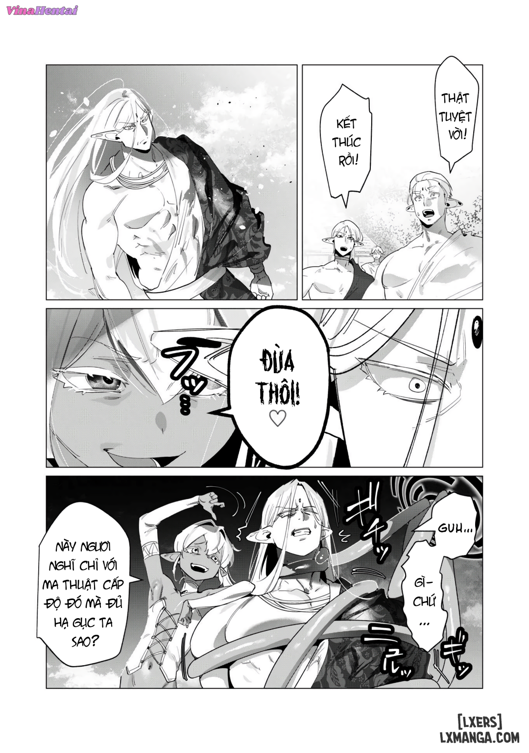 HentaiVN.net - Ảnh 9 - Vị Anh Hùng Muốn “Vợ Người Ta” Làm Phần Thưởng - Chap 18 : Dũng Sĩ và lời nguyền Dark Elf (Phần 5)