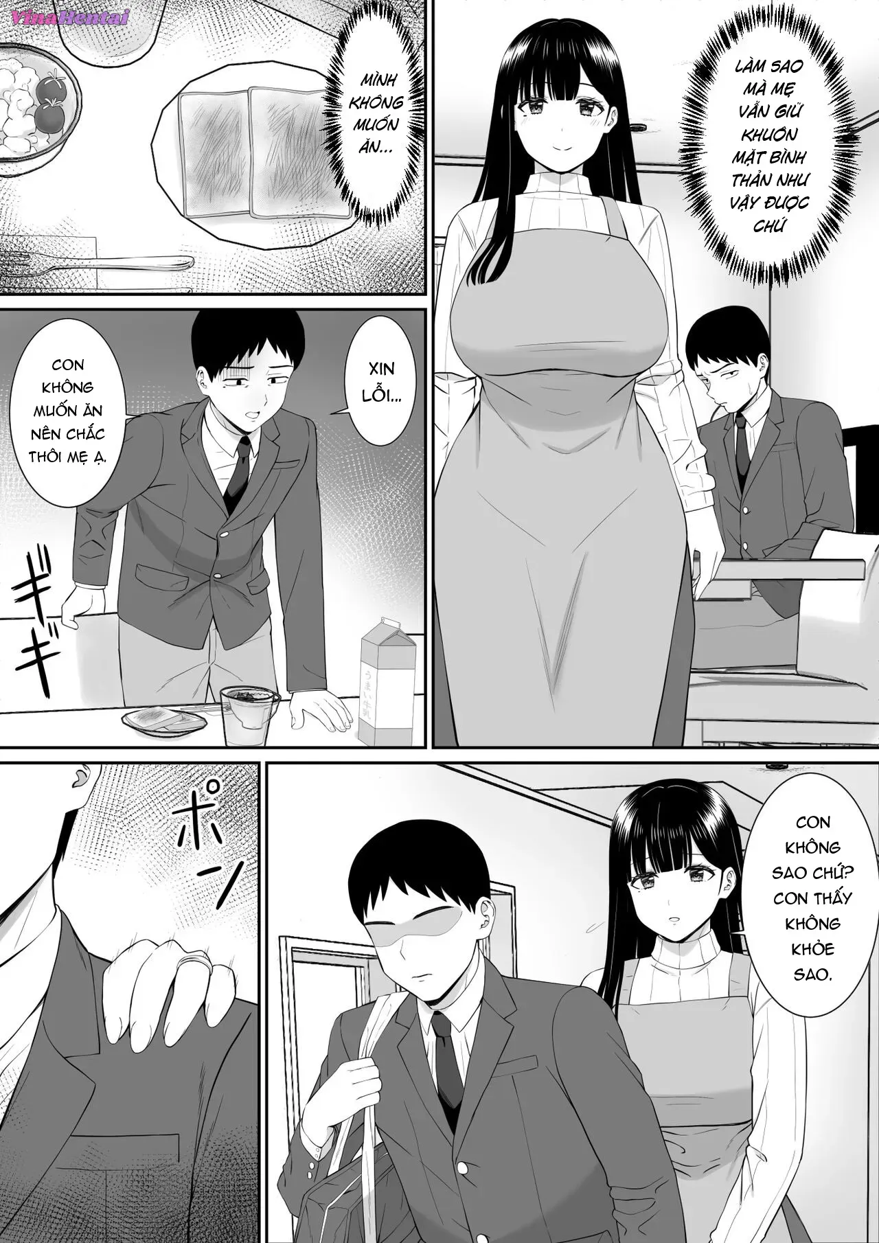 HentaiVN.net - Ảnh 9 - Thằng bắt nạt tôi nó địt mẹ tôi!?  - Phần 4 - chap 1