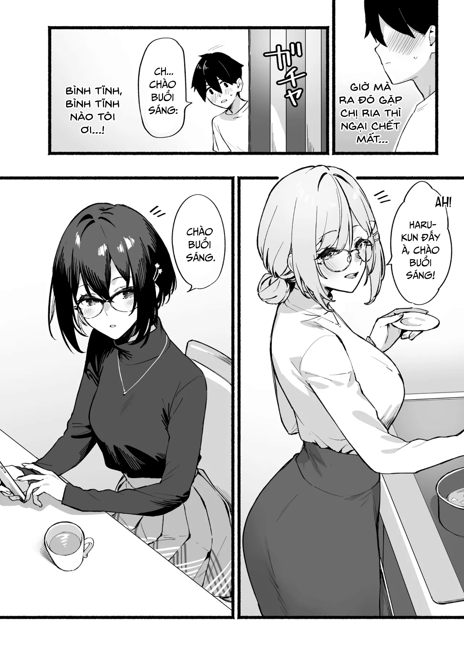 HentaiVN.net - Ảnh 10 - Sister Contrast: Cuộc sống ái ân với những người chị yêu chiều. - Nửa đầu: Chị cả Karia
