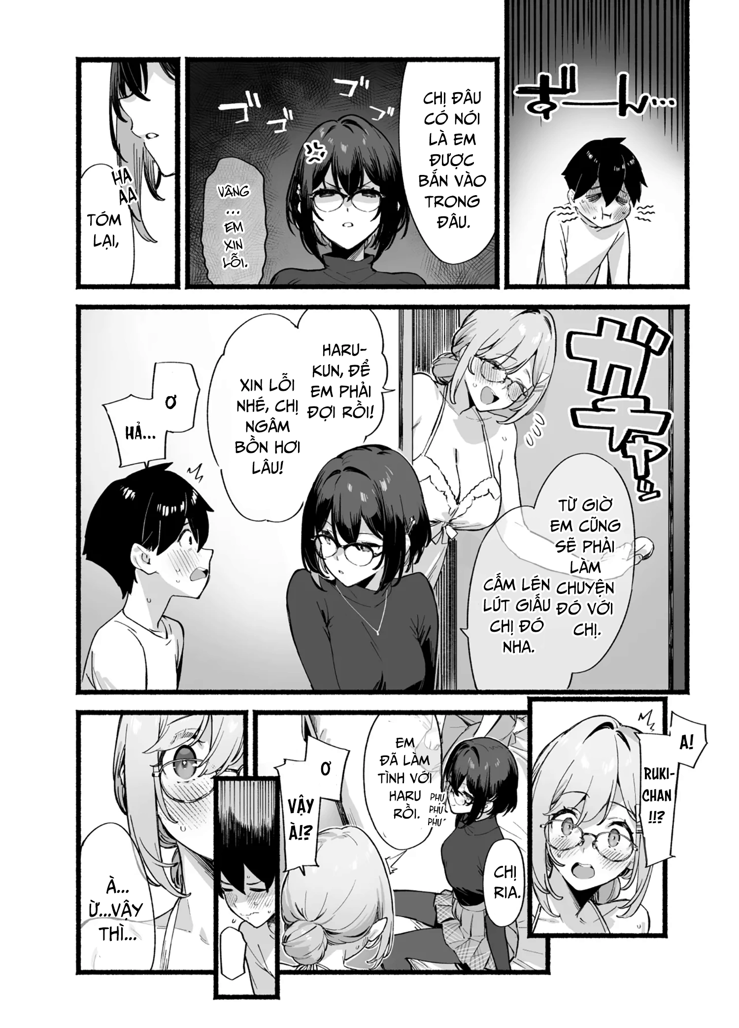 HentaiVN.net - Ảnh 10 - Sister Contrast: Cuộc sống ái ân với những người chị yêu chiều. - Nửa sau: Chị hai Rukia