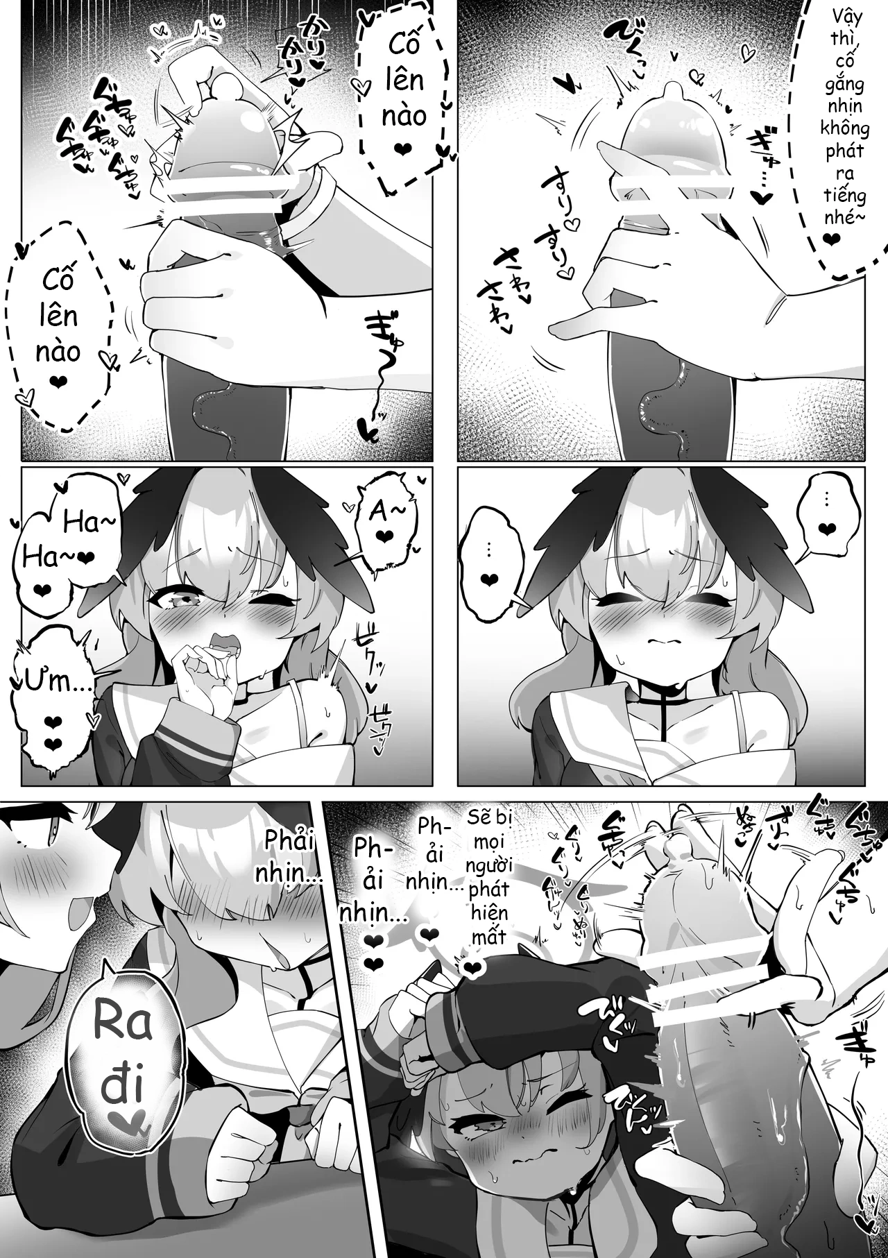 HentaiVN.net - Ảnh 10 - Futanari Koharu-chan vs Hanako-chan Manga - Chap 2