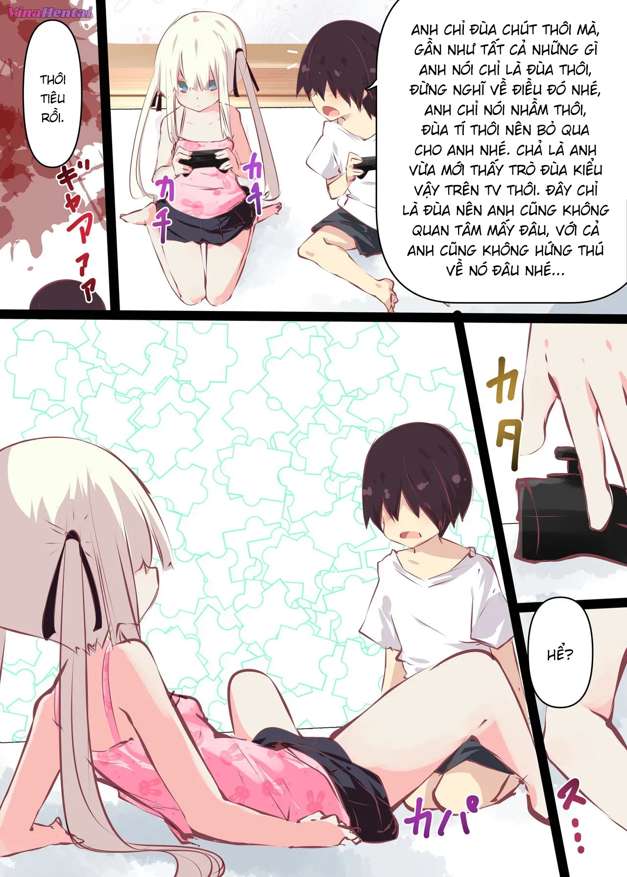 HentaiVN.net - Ảnh 8 - Natsuyasumi dakara Muteikou na Itoko ni Chinko Ireru Hanashi - Chap 1