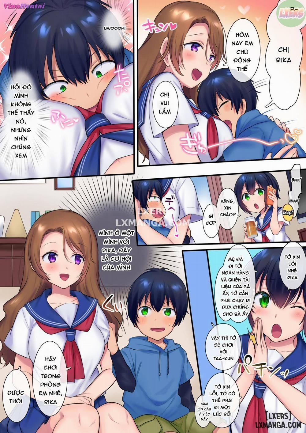 HentaiVN.net - Ảnh 10 - Bị Truck-San Hôn Quay Lại Quá Khứ Đụ Nát Lồn Của Bà Chị Dú Bự! [Kako ni Modotte Akogare no Onee-san o Netottemita; I Went Back In Time To Do NTR With My Beloved Onee-san] - Oneshot