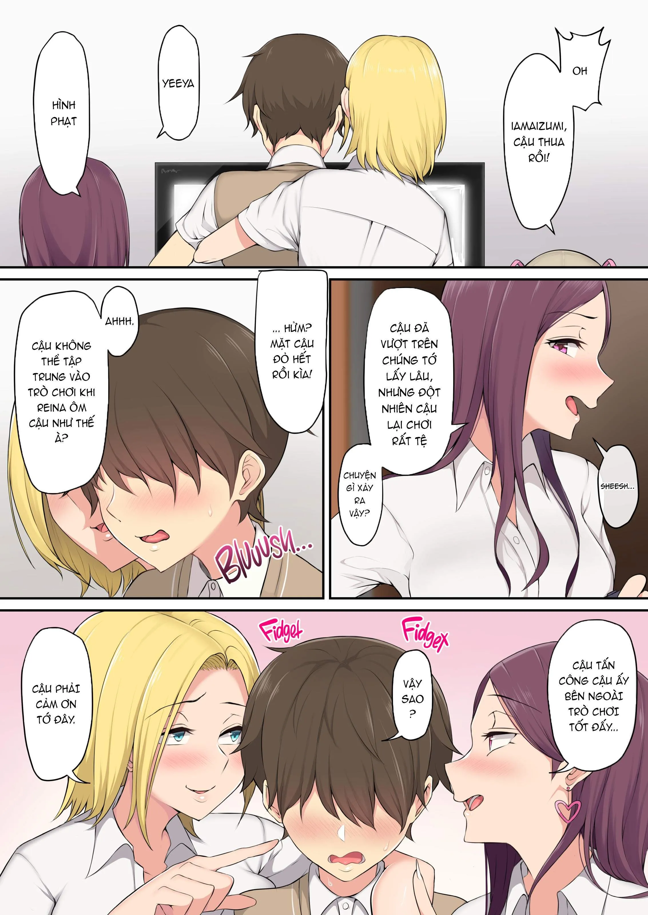 HentaiVN.net - Ảnh 9 - Imaizumi đưa cả bầy Gyaru về nhà mình - Chap 1