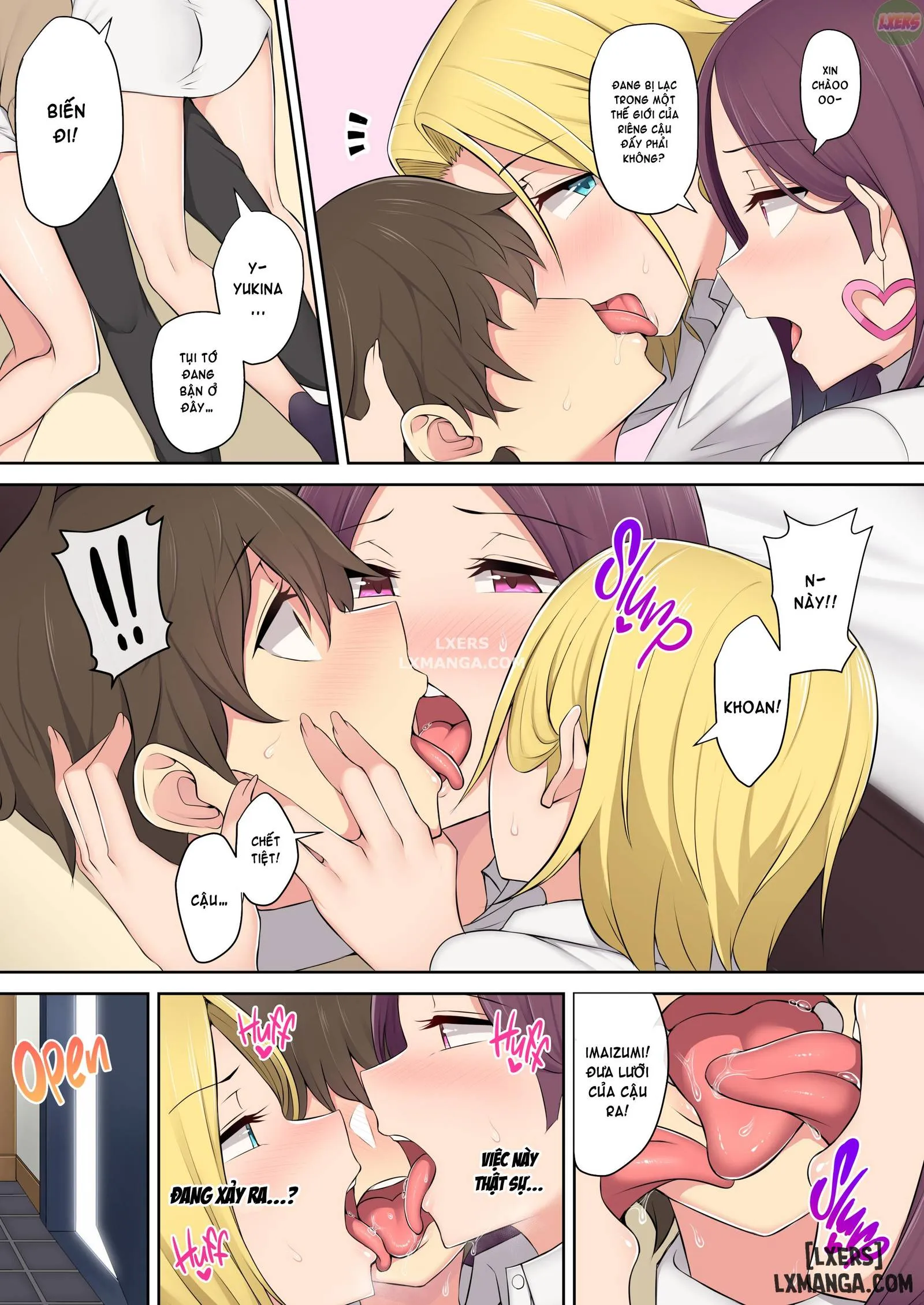 HentaiVN.net - Ảnh 9 - Imaizumi đưa cả bầy Gyaru về nhà mình - Chapter 2