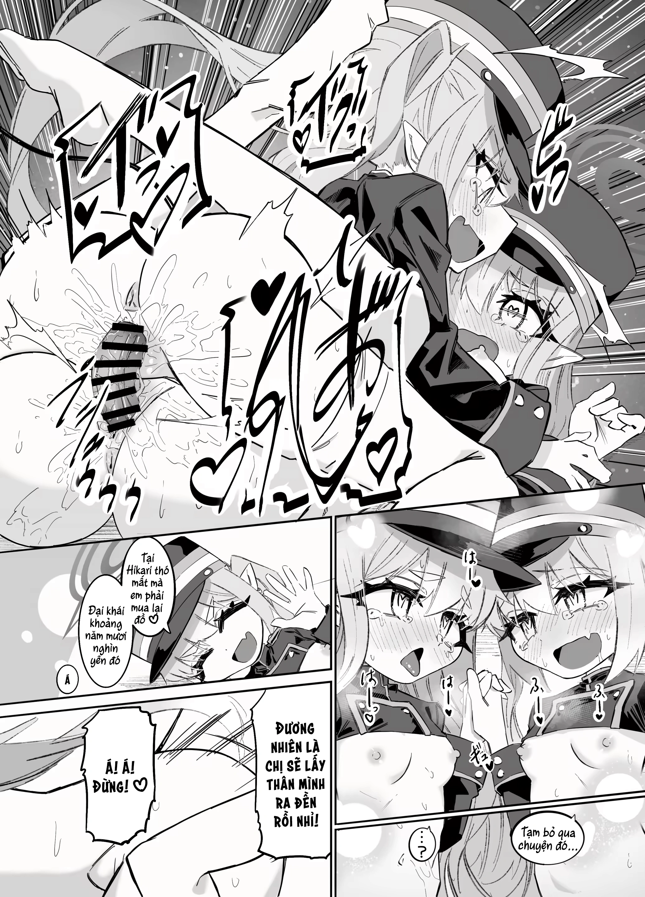 HentaiVN.net - Ảnh 10 - Nozomi Hikari & Đoàn Tàu Yuri Xình Xịch - Oneshot: Sếch Bùng Lổ