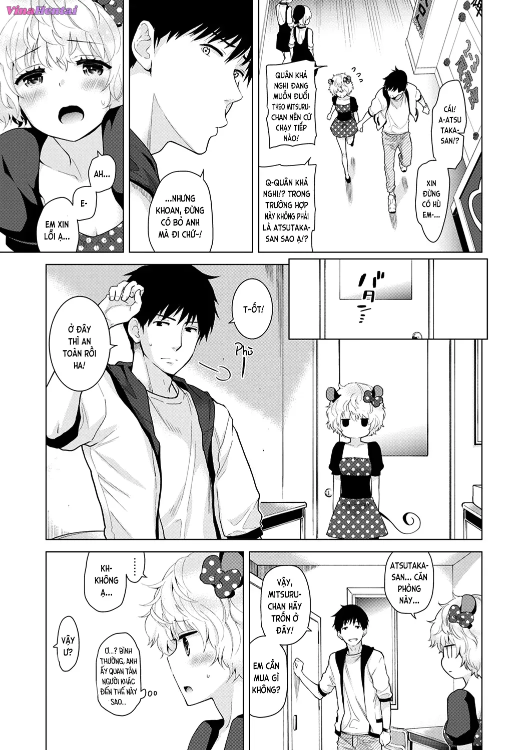 HentaiVN.net - Ảnh 9 - Cô bé mèo hoang [ノラネコ少女との暮らしかた; Noraneko Shoujo to no Kurashikata; Sống cùng cô bé mèo hoang] - 17. Khi mèo hoang chỉ là chuột thì ắc cần mèo mới...