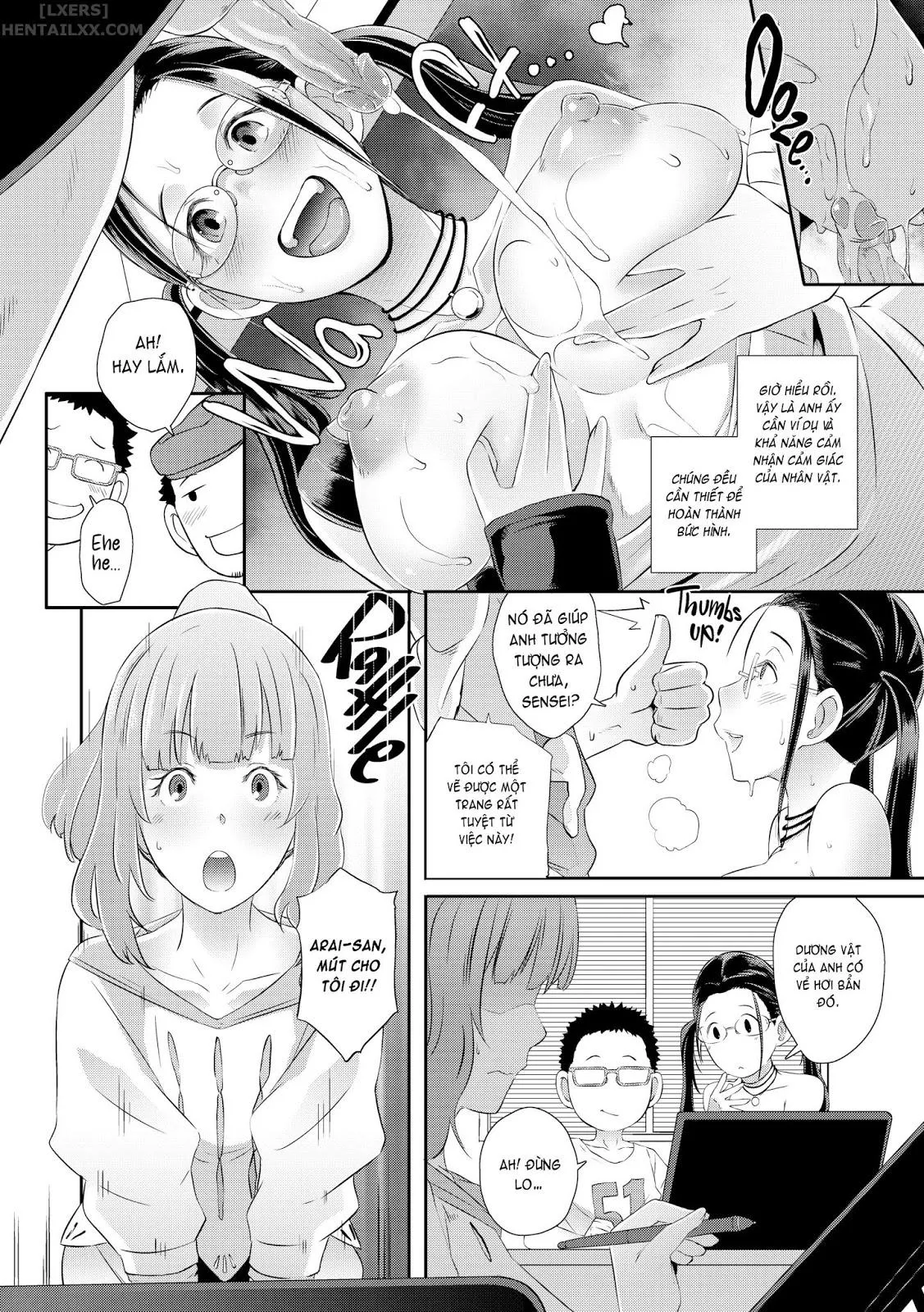 HentaiVN.net - Ảnh 9 - Dirty Docking! [Selfie Girl; Quarrel Docking!; Date Docking!; Three-Way Docking!; Drunk Docking!; Blue-Eyed Girlfriend; Slut Hazard; Odd Study; Experience Theatre; Reach For The Top! Surefire Guidance! Group Sex Cram School] - Chap 7 - Odd Study