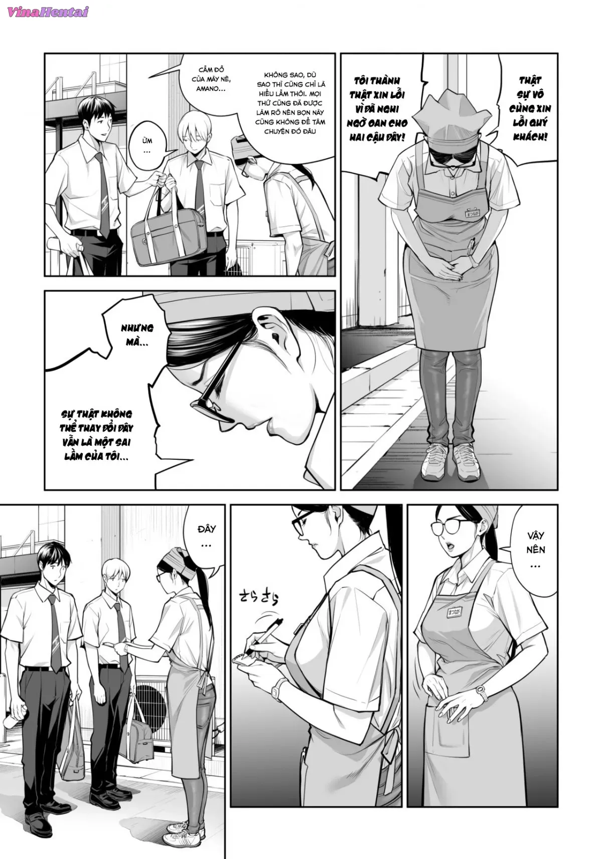 HentaiVN.net - Ảnh 9 - Kurokami Onna no Fudeoroshi ~Himitsu no Heya de Nakadashi Sasete Ageru wa~ - Oneshot